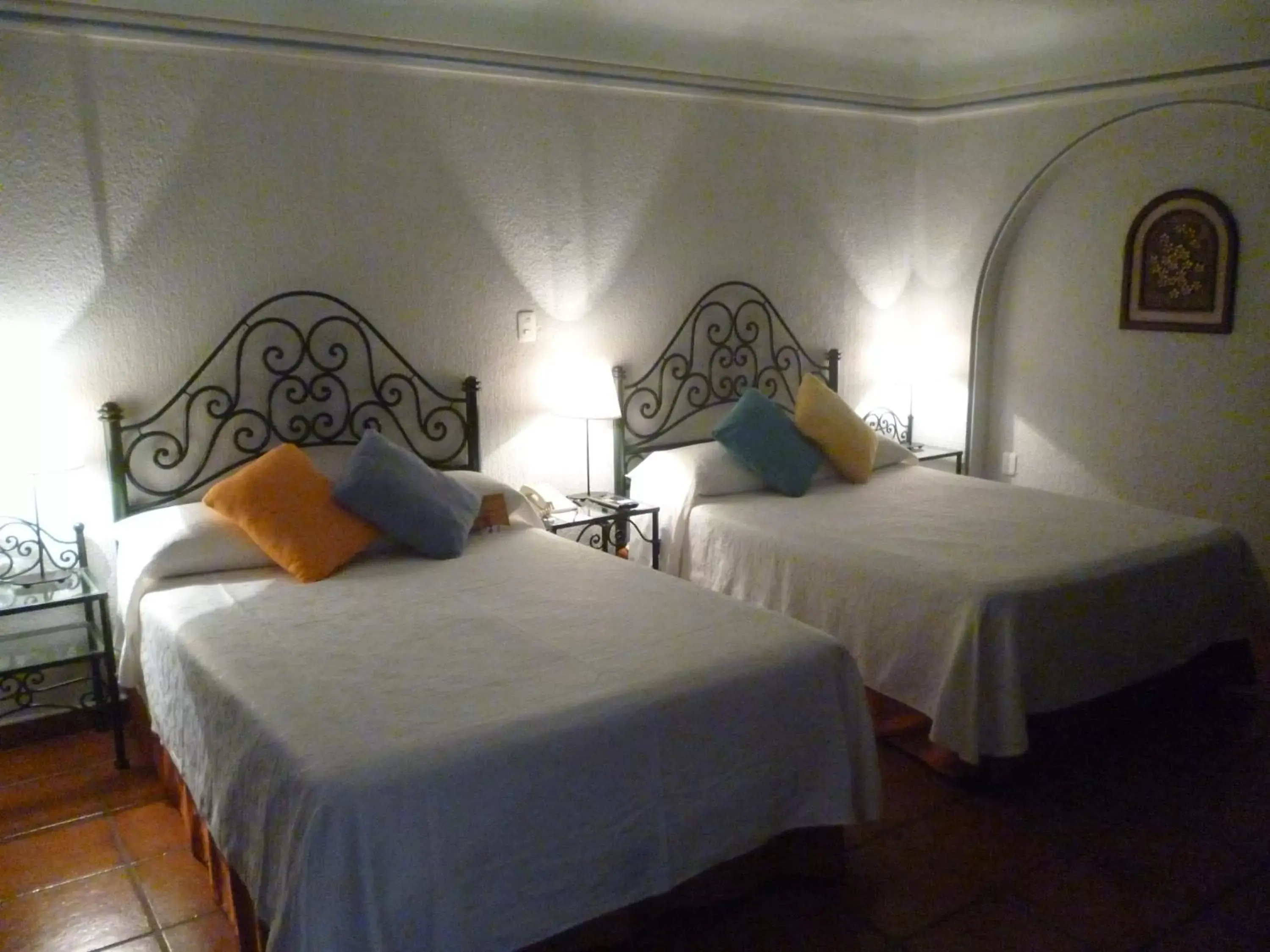 Bed in Hotel Boutique Parador San Miguel Oaxaca