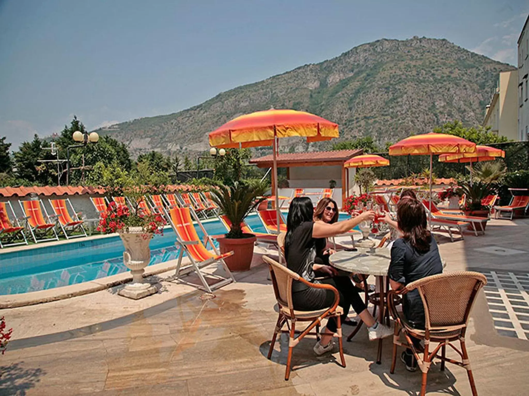 People, Swimming Pool in Hotel Albatros