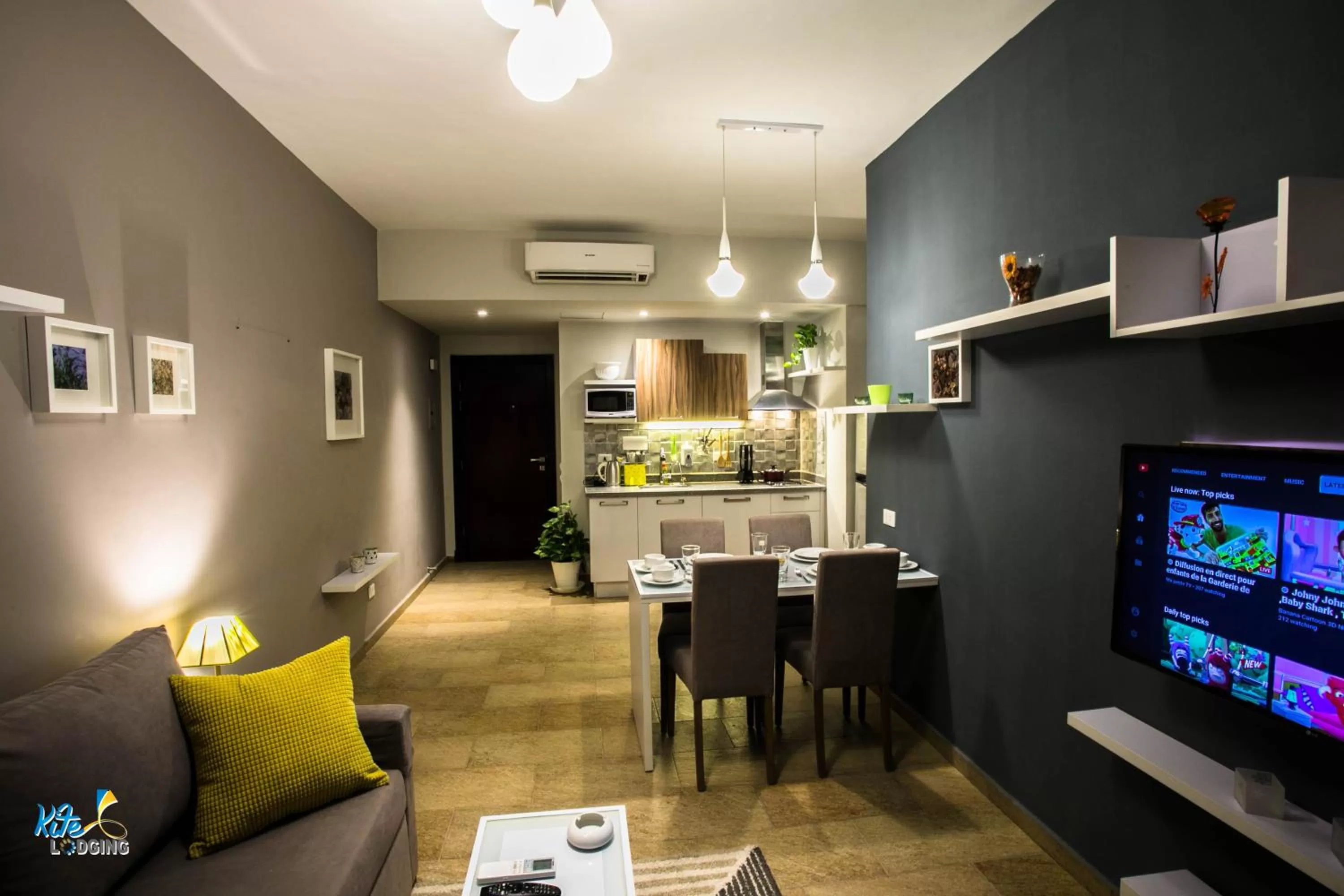 Living room in Kite Lodging