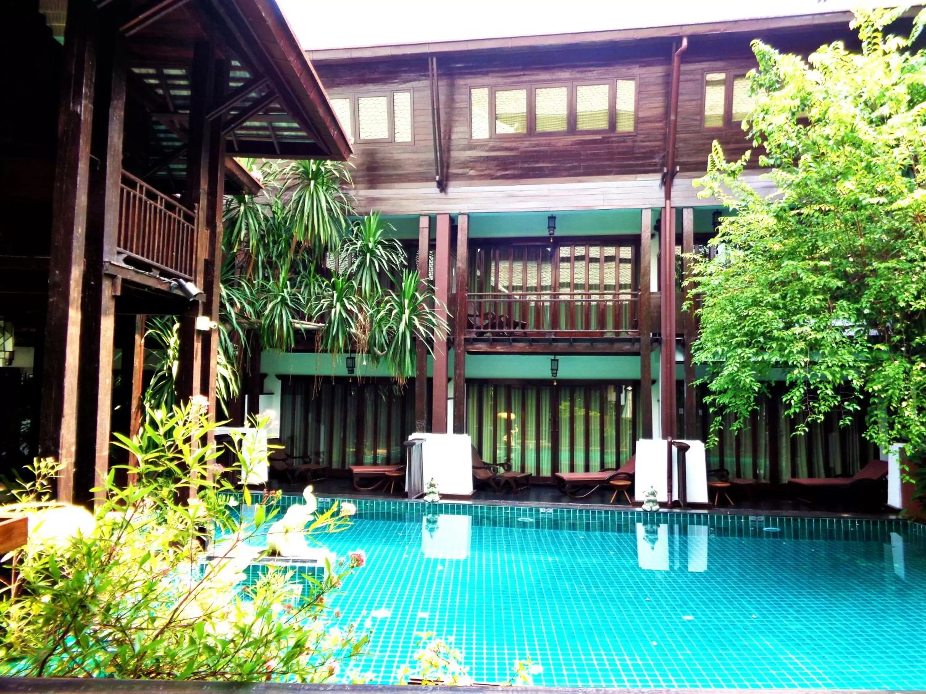 Swimming pool, Property Building in Yantarasri Resort