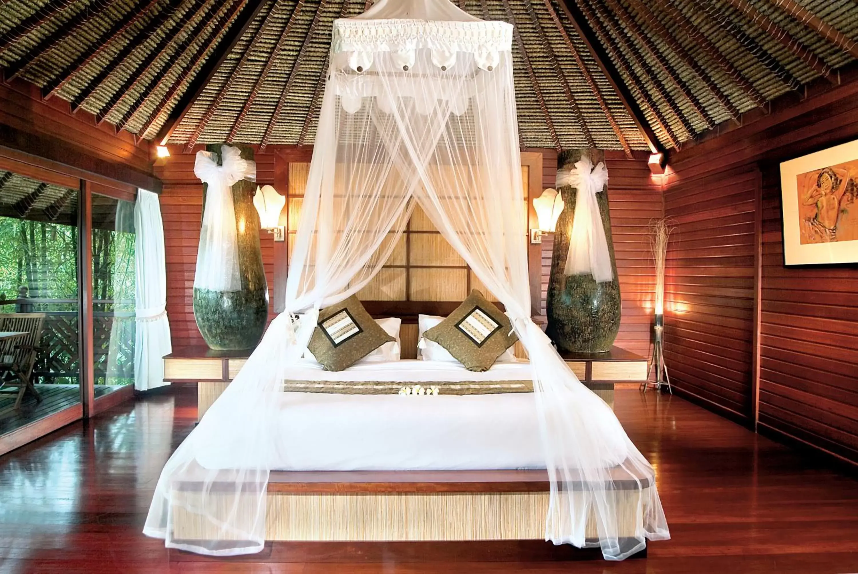 Bedroom, Bed in Kupu Kupu Barong Villas and Tree Spa by L’OCCITANE