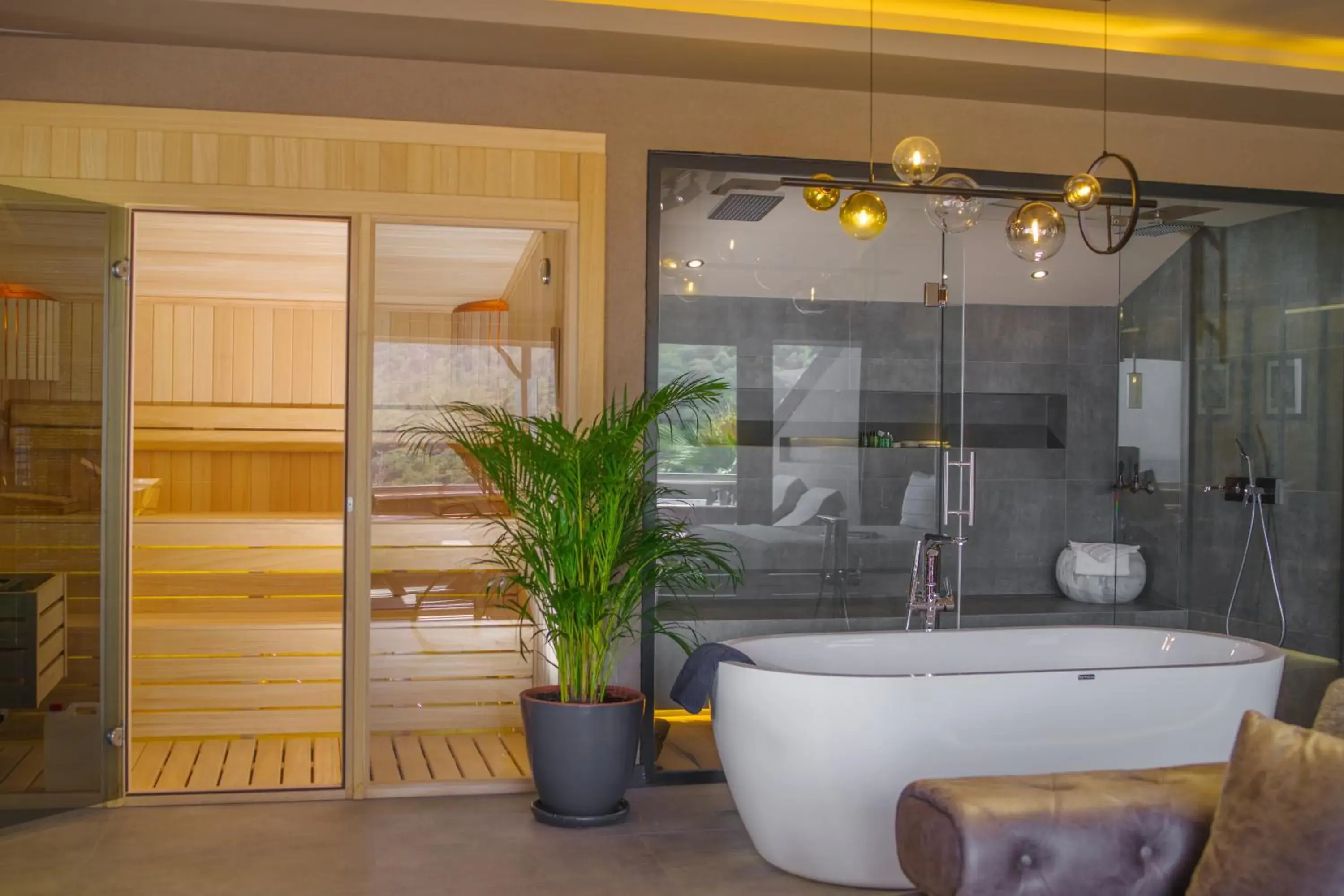 Sauna, Bathroom in Morina Deluxe Hotel