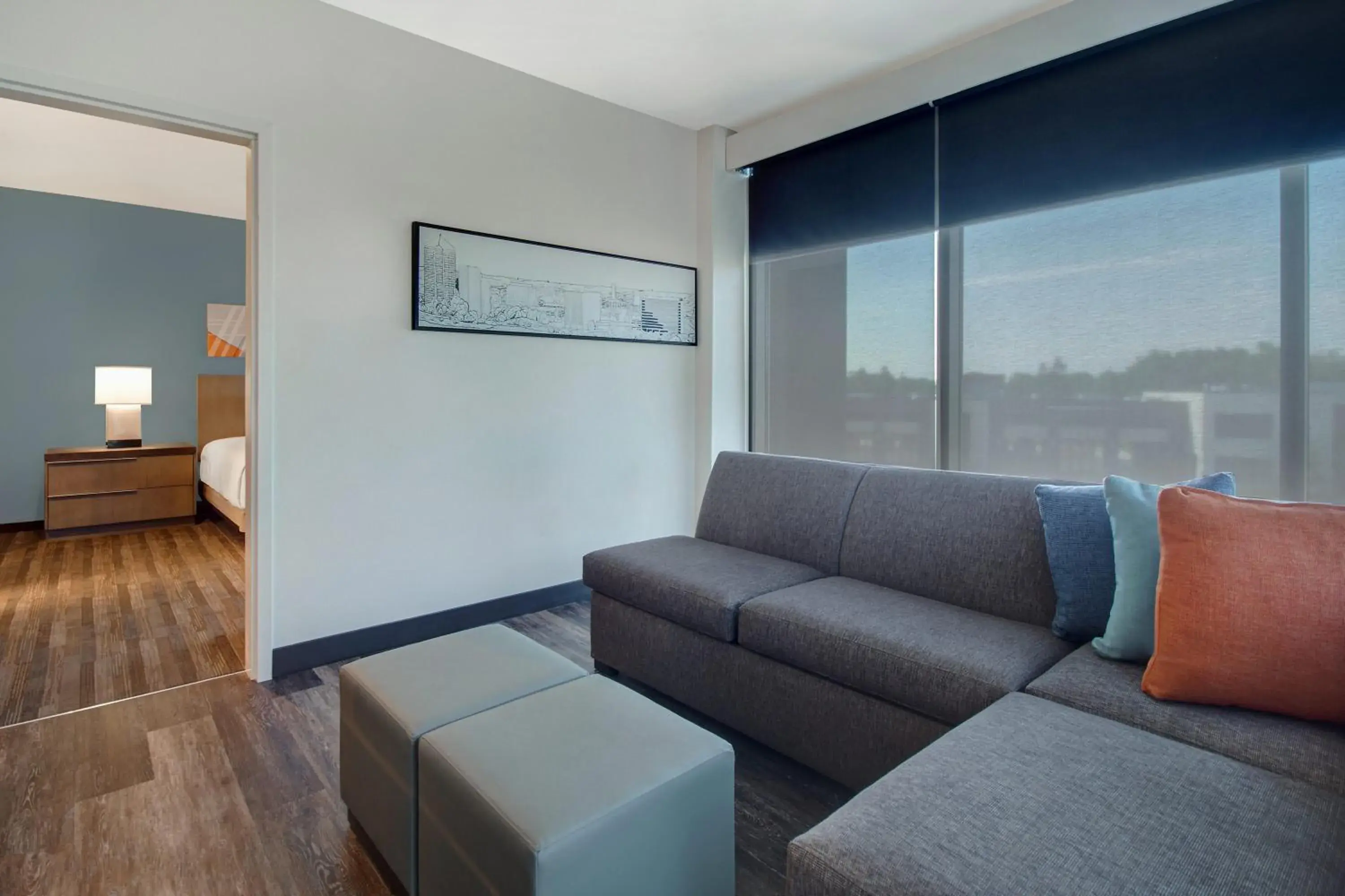 Bedroom, Seating Area in Hyatt House Mall Of America Msp Airport