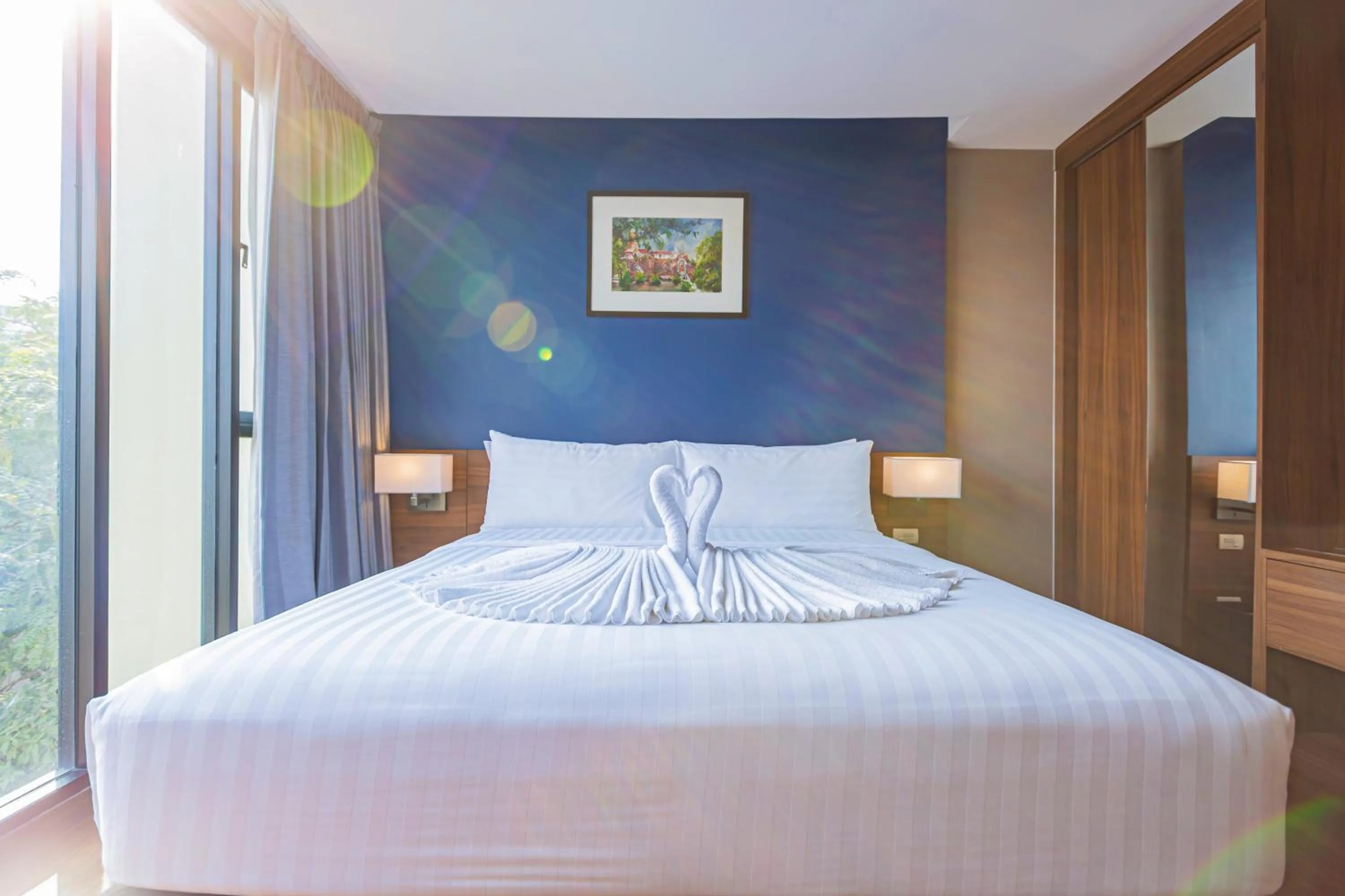 Bed in Amp Am House Bangkok Hotel