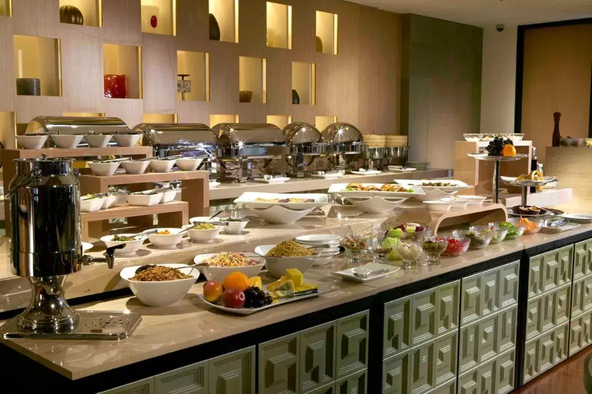 Buffet breakfast in City Suites-Taipei Nanxi