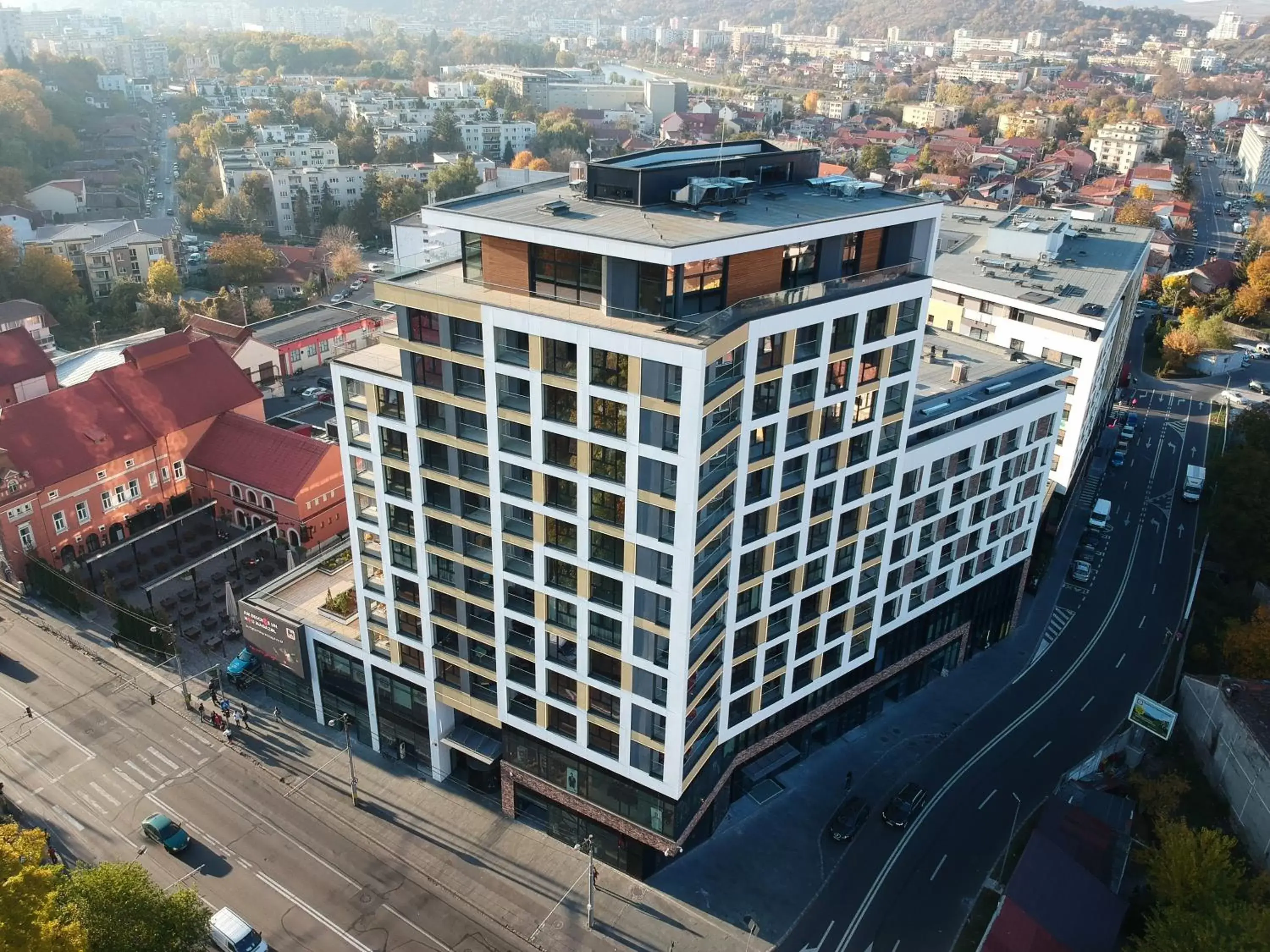 Property building, Bird's-eye View in Hotel Platinia