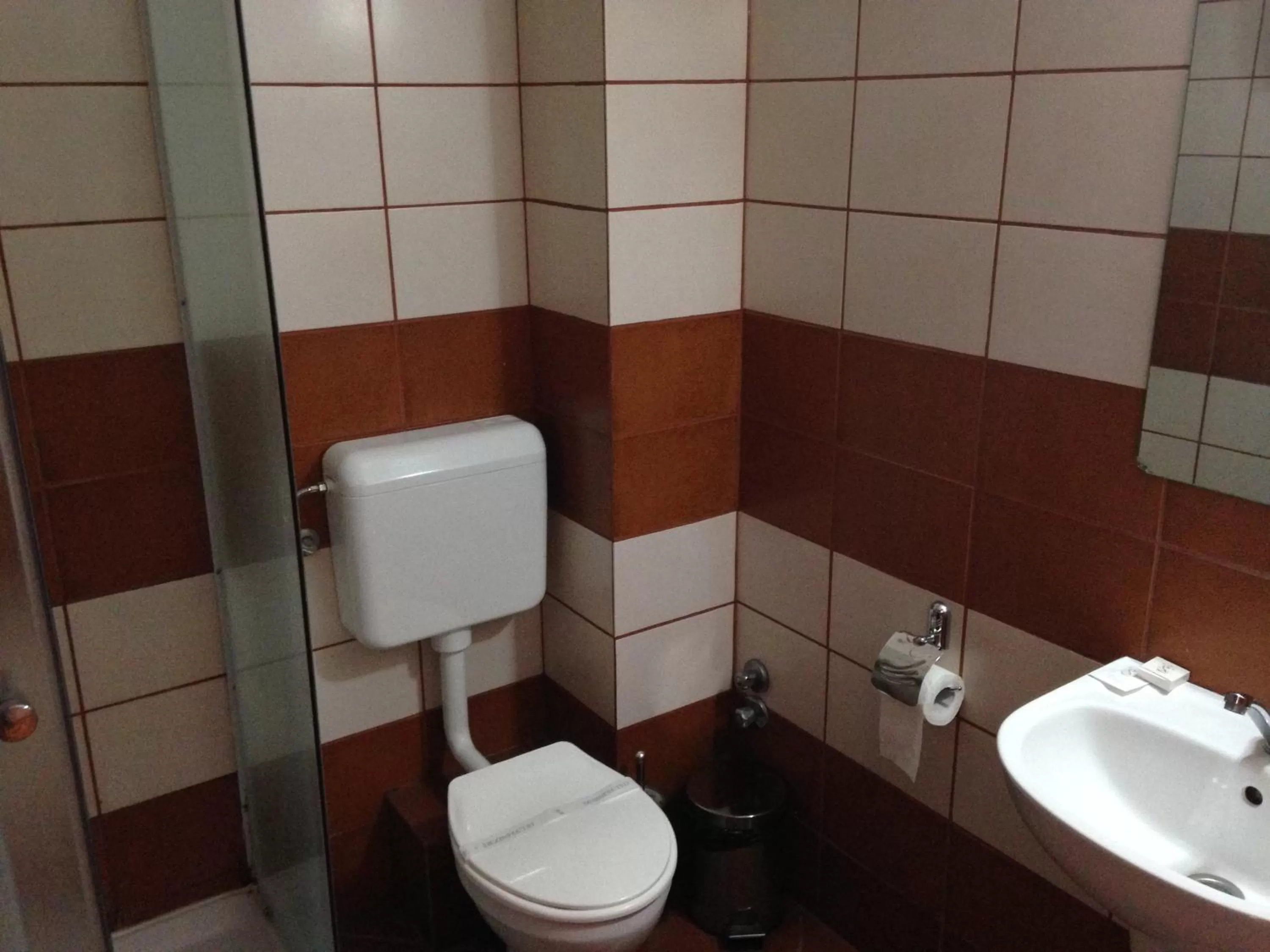 Shower, Bathroom in Hotel Romantik