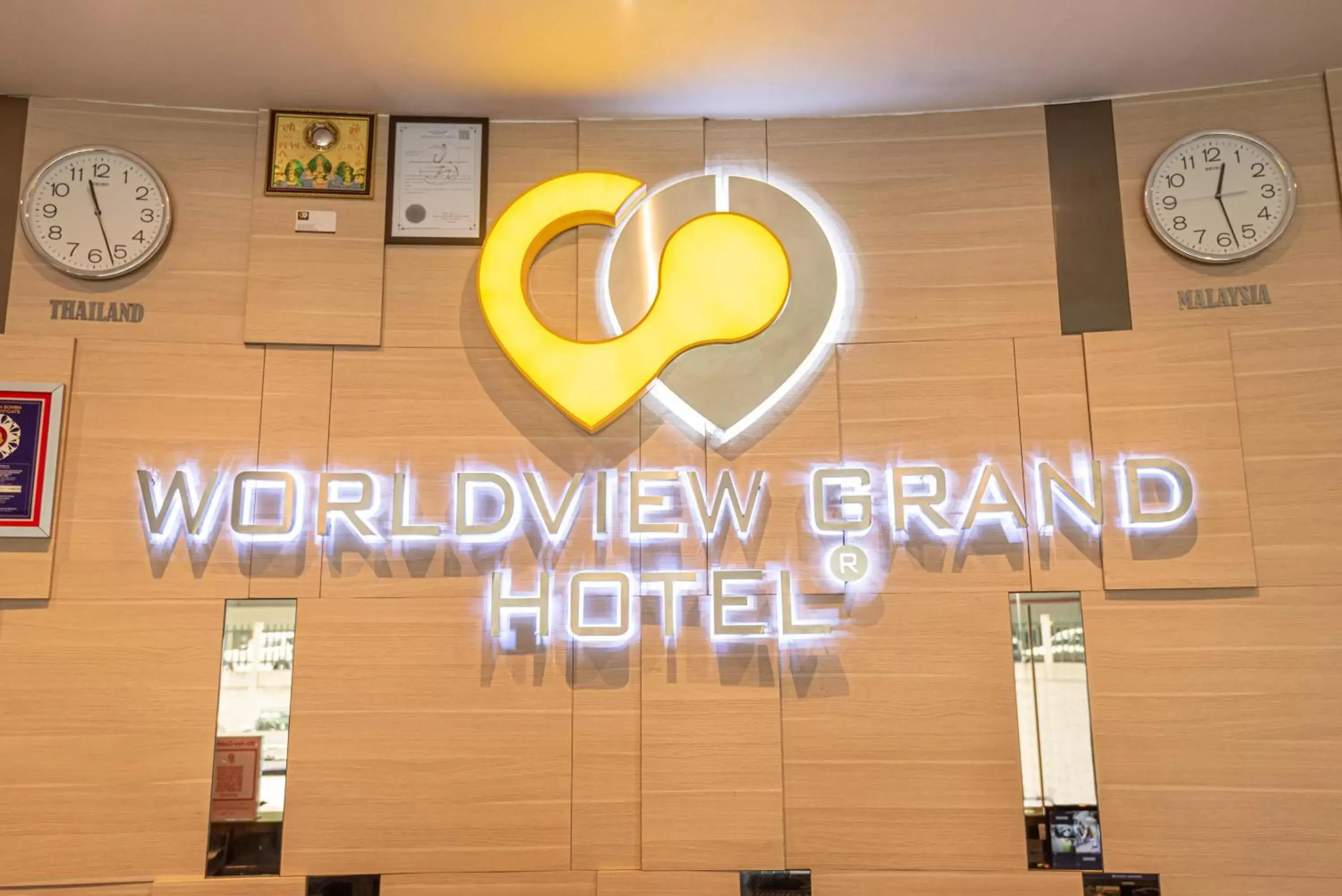 Property building, Property Logo/Sign in Worldview Grand Hotel