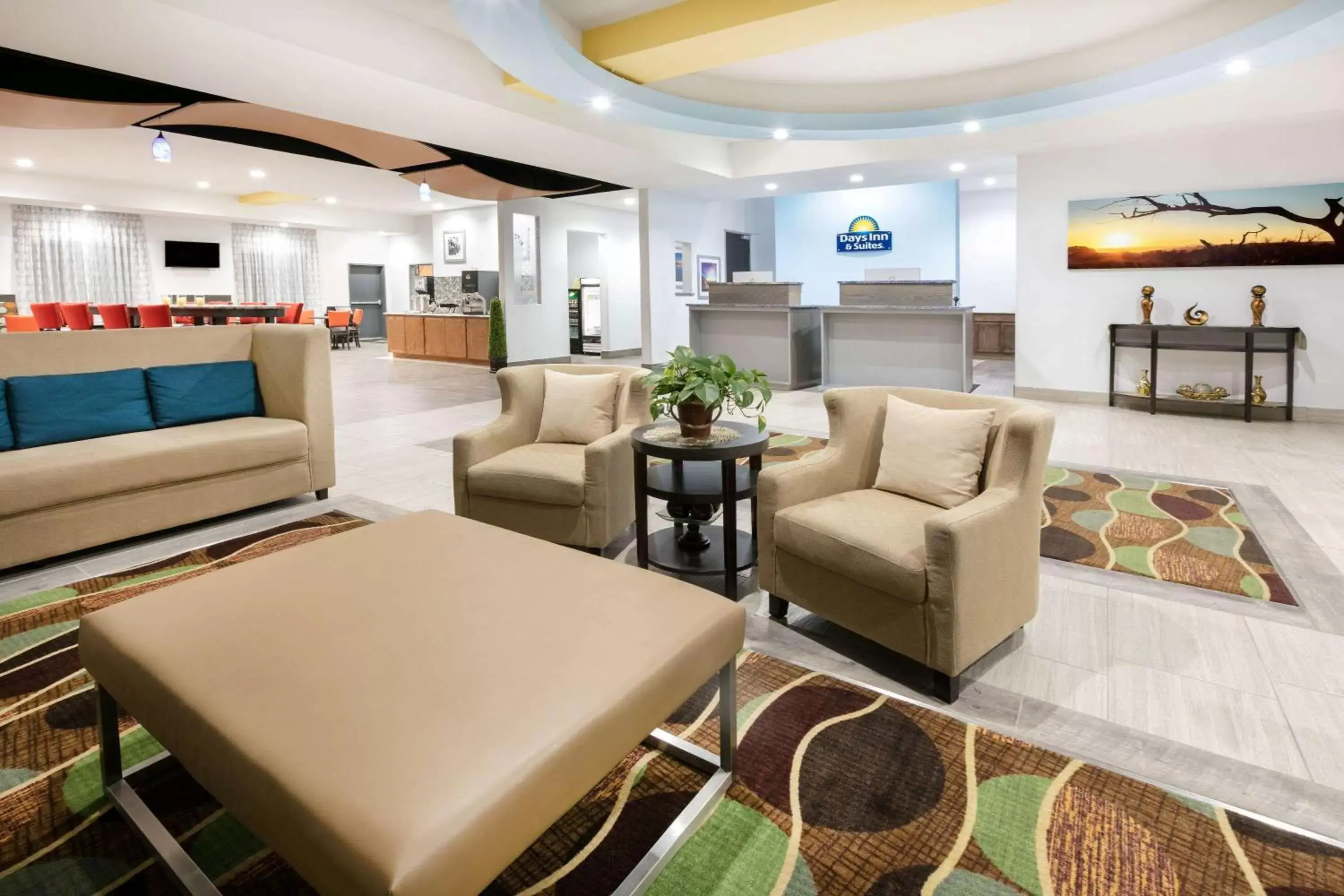 Lobby or reception, Lobby/Reception in Days Inn & Suites by Wyndham Lubbock Medical Center