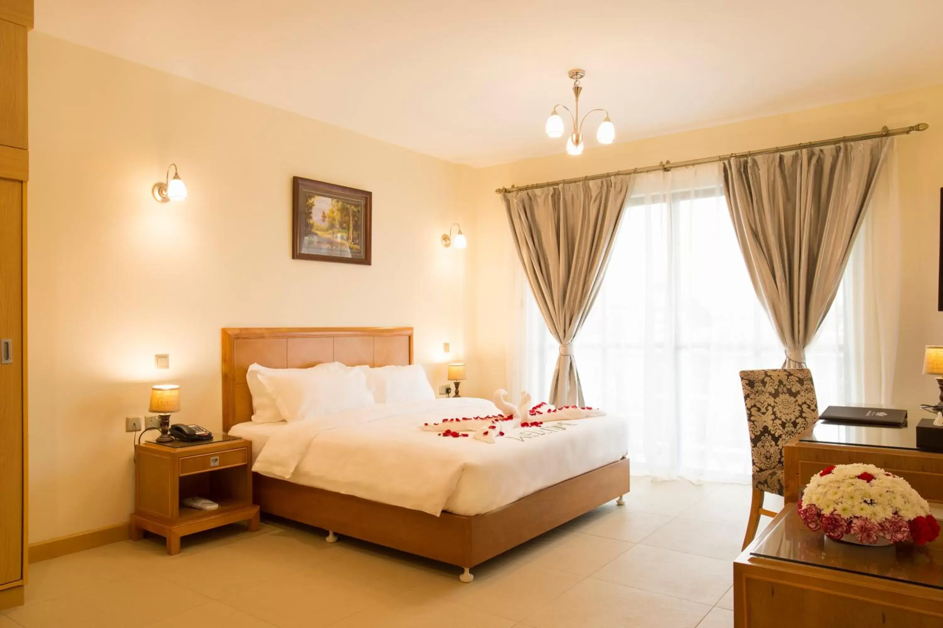 Decorative detail, Bed in Lotos Inn & Suites, Nairobi
