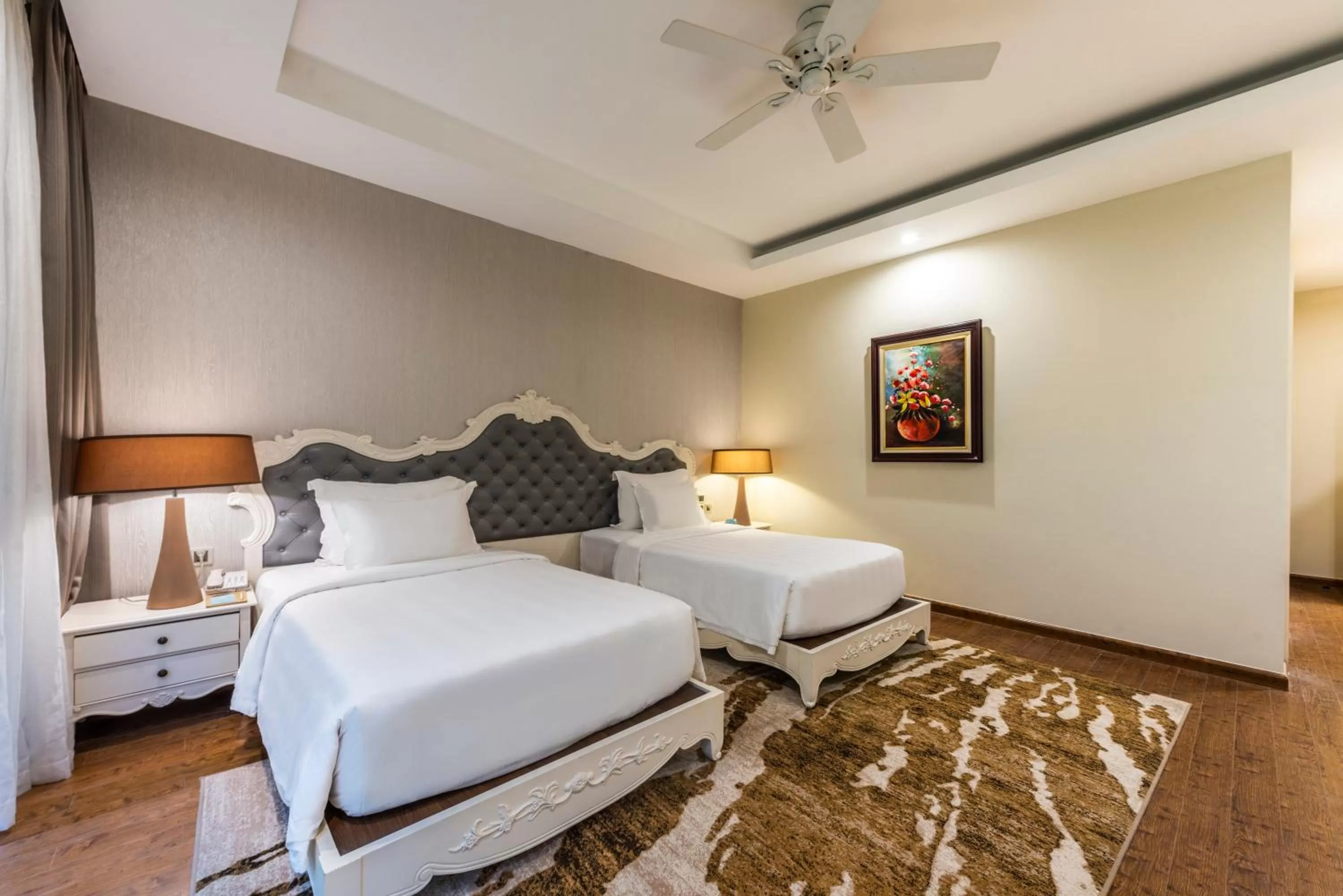 Bed in Vinpearl Resort & Spa Nha Trang Bay