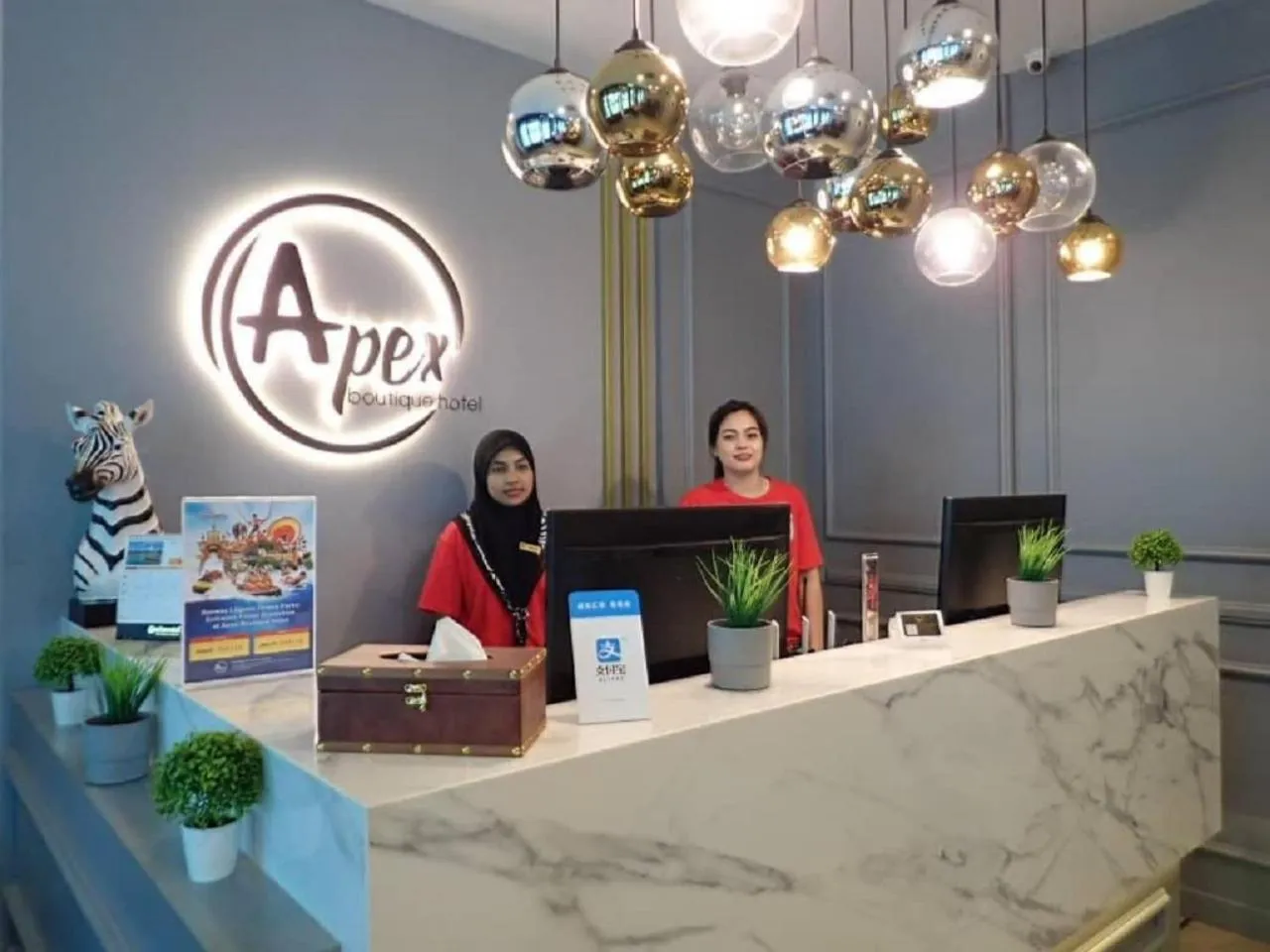 Staff in Apex Boutique Hotel @ Bandar Sunway