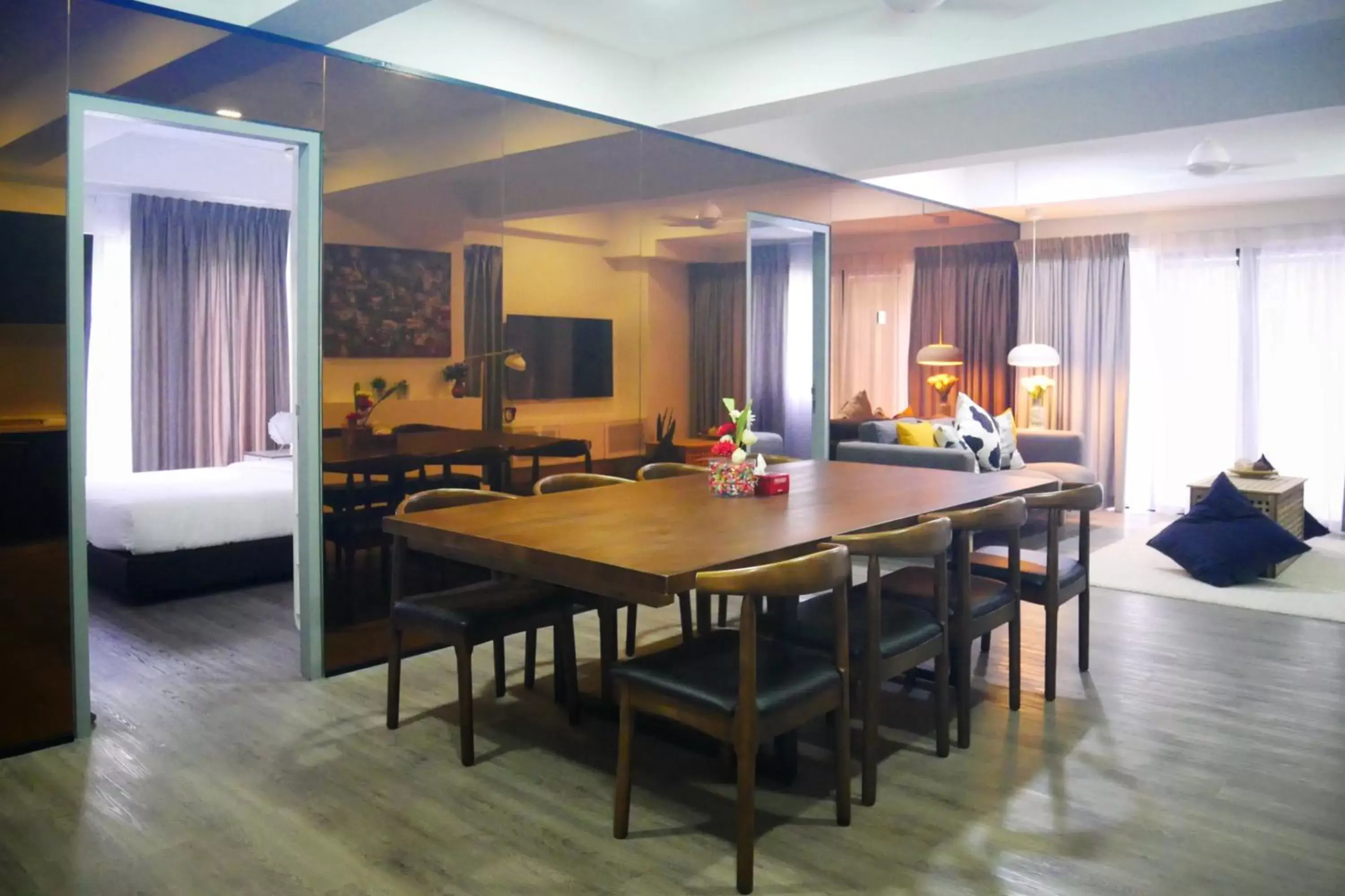 Living room in Genting View Resort