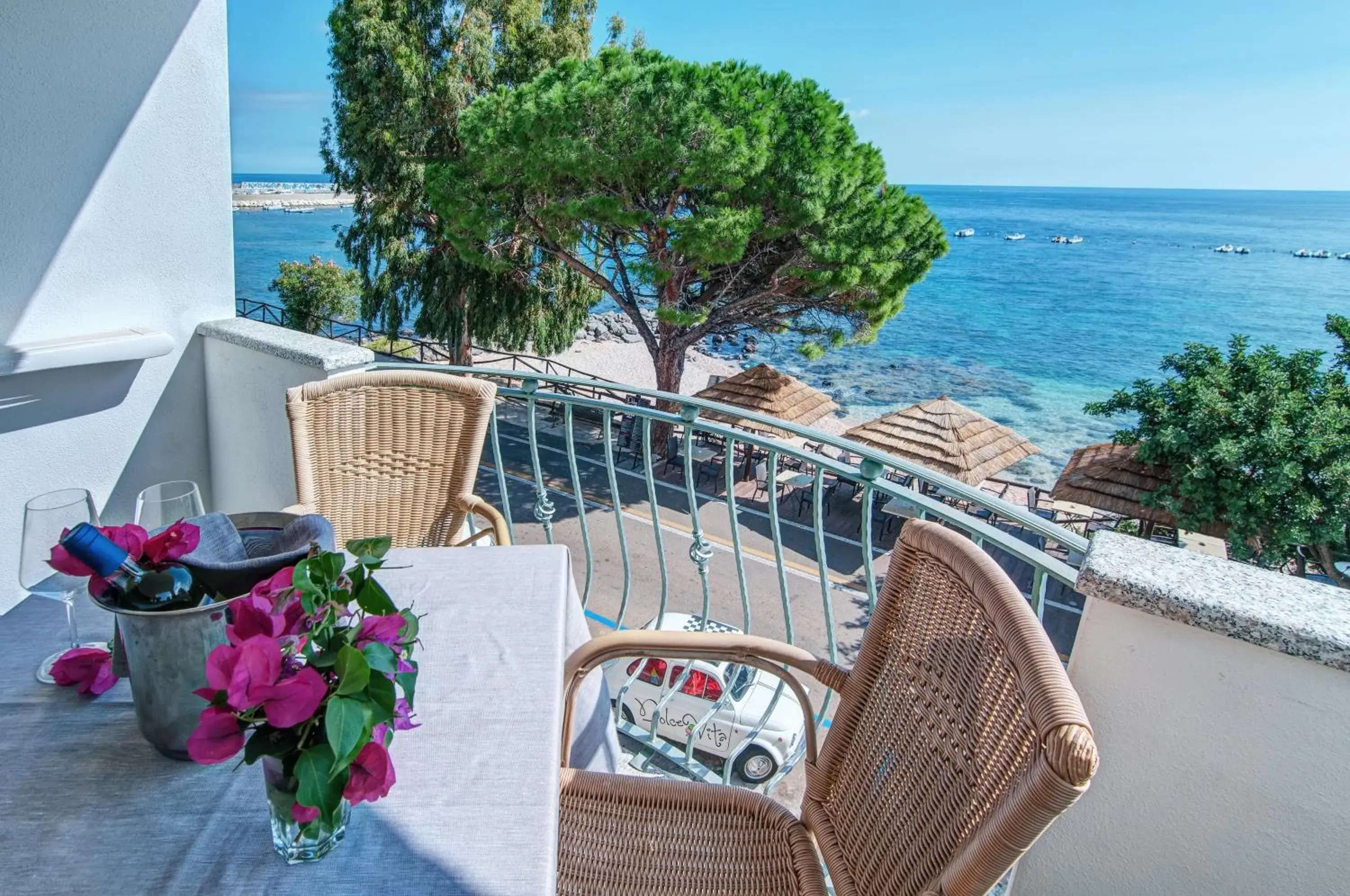 Balcony/Terrace in Hotel Ristorante La Conchiglia