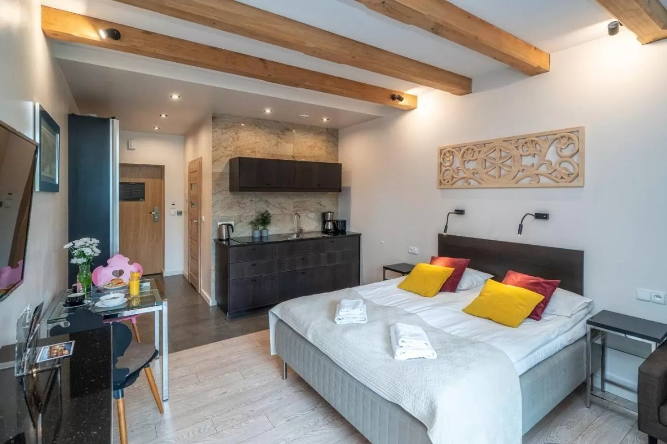 TV and multimedia, Bed in Aparthotel Giewont