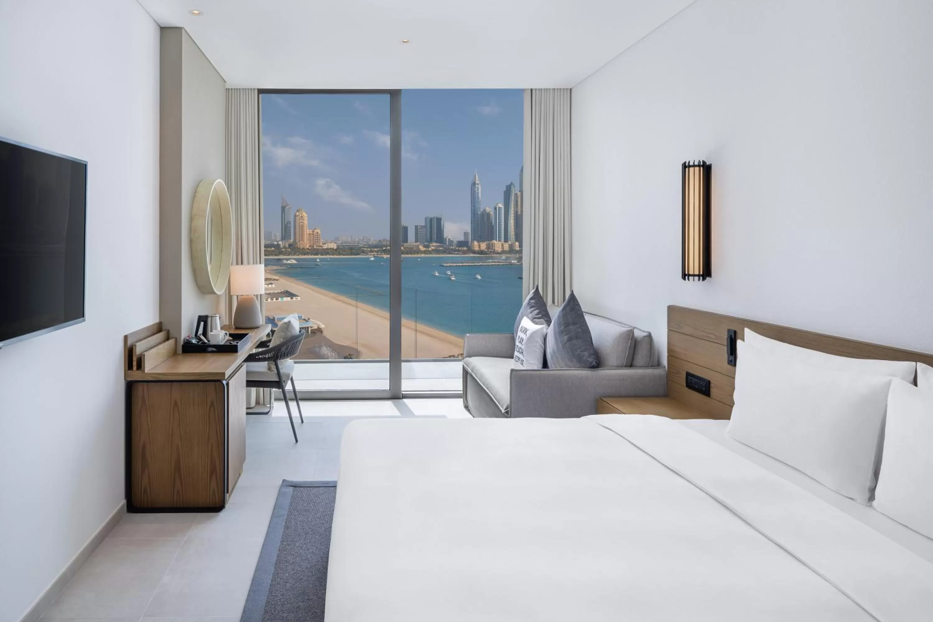 Bed in Radisson Beach Resort Palm Jumeirah