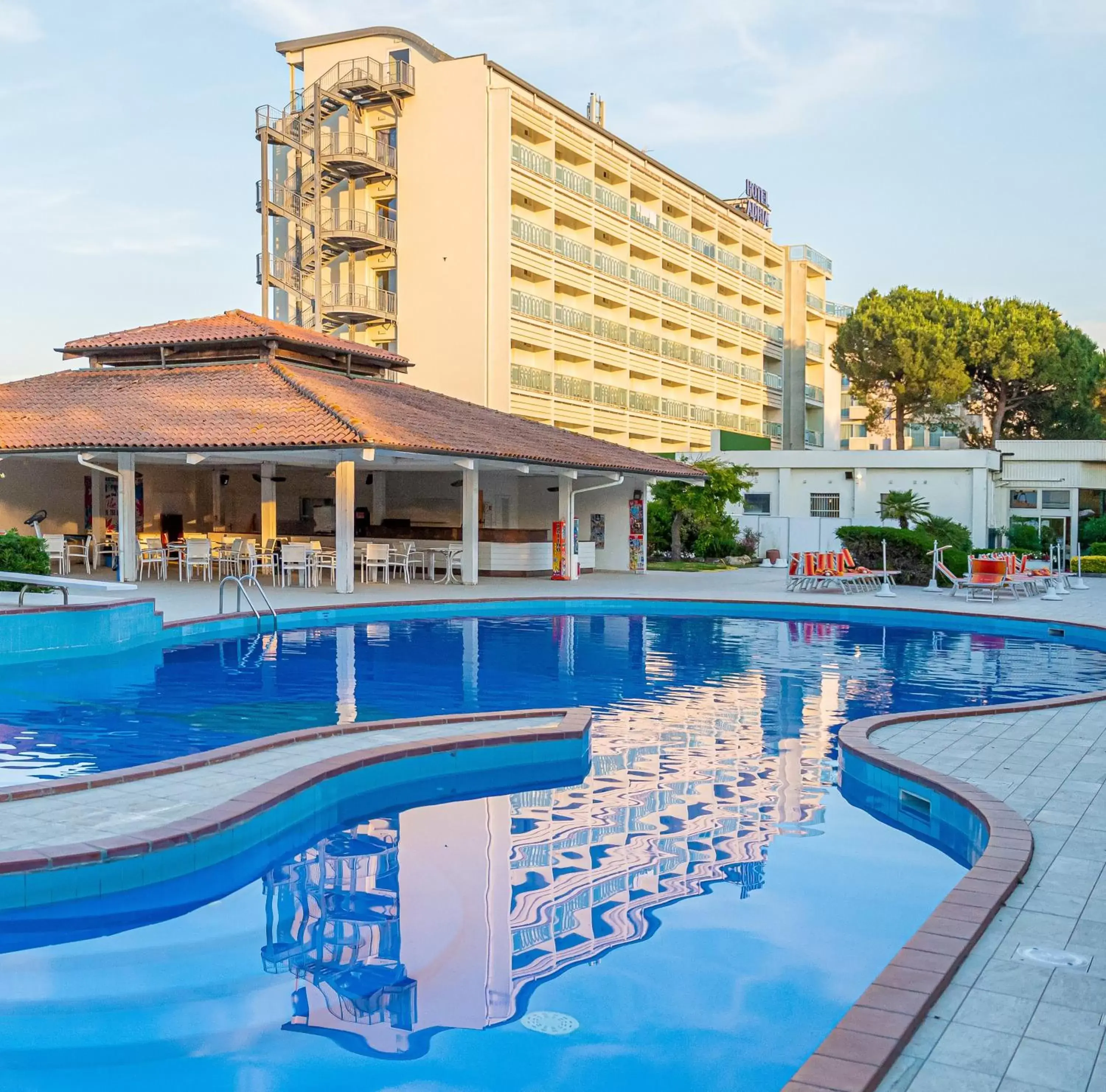 Property building, Swimming Pool in Hotel Adria
