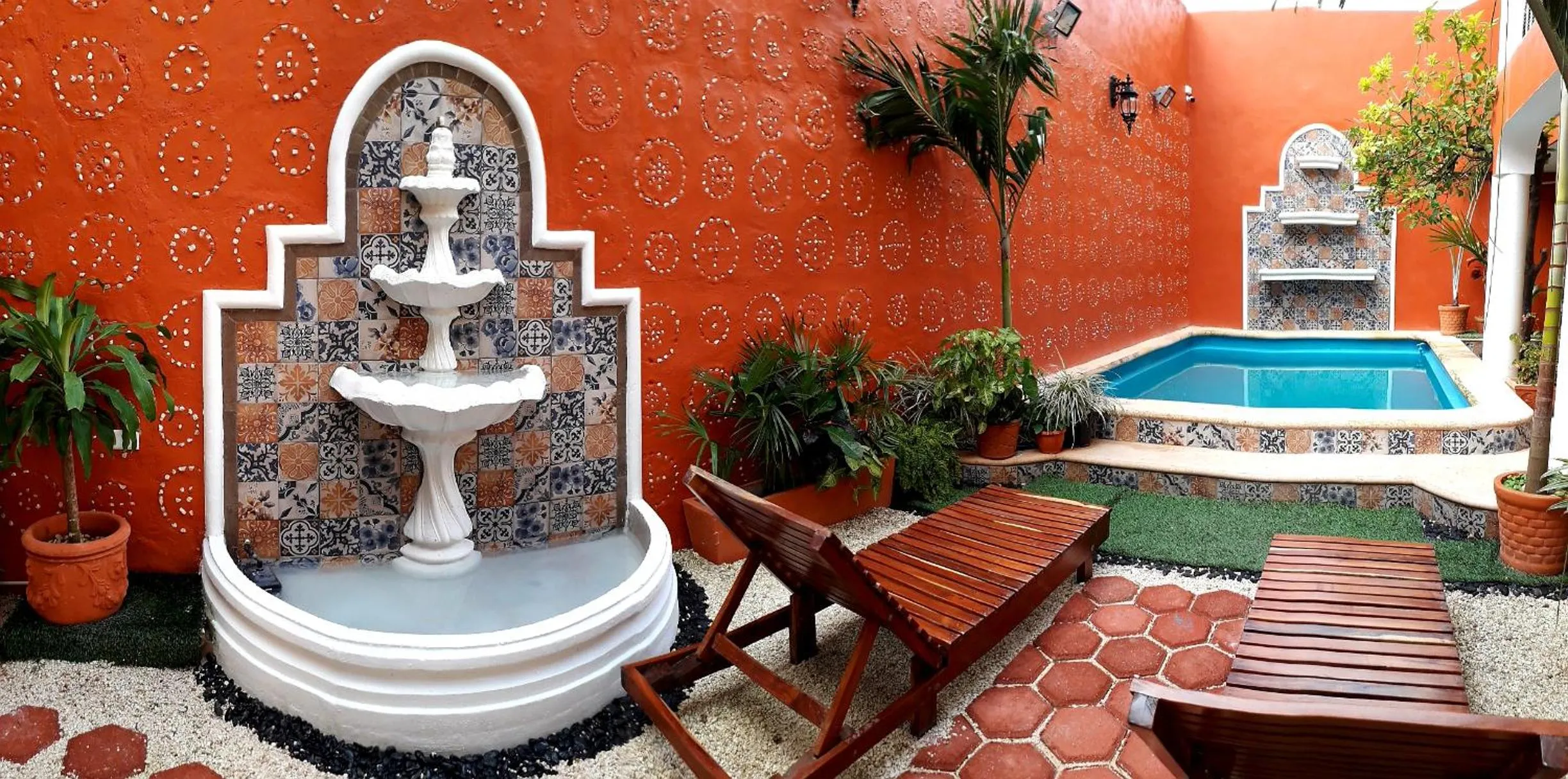 Garden in Hotel Peregrina