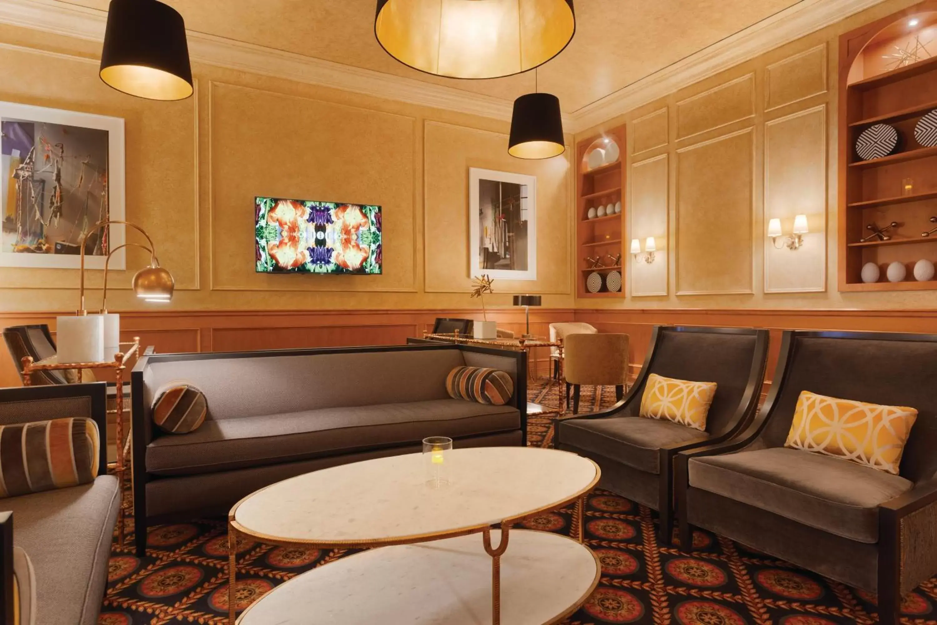 Lobby or reception, Lounge/Bar in Executive Hotel Le Soleil New York