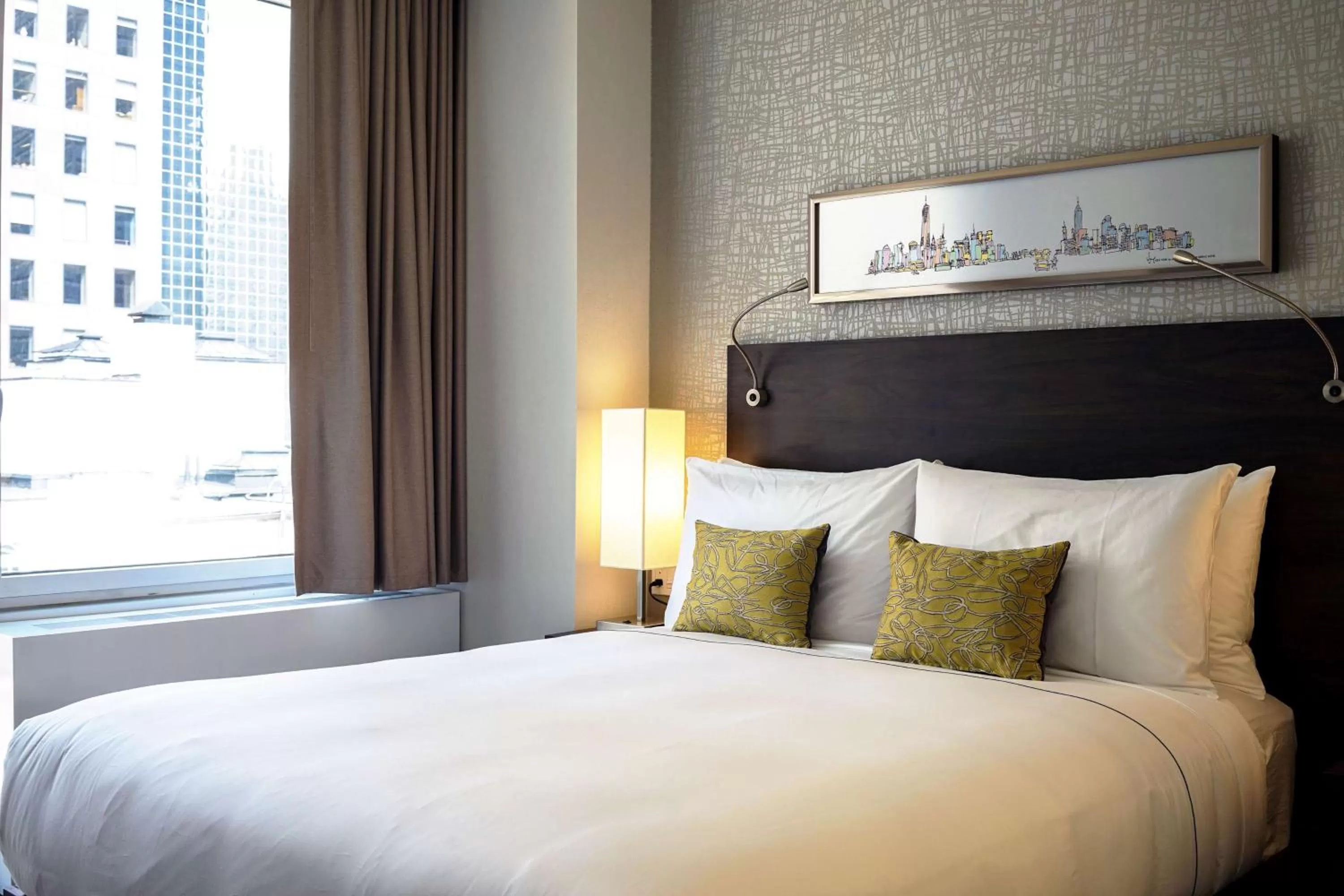 Bed in The Bernic Hotel New York City,Tapestry Collection by Hilton