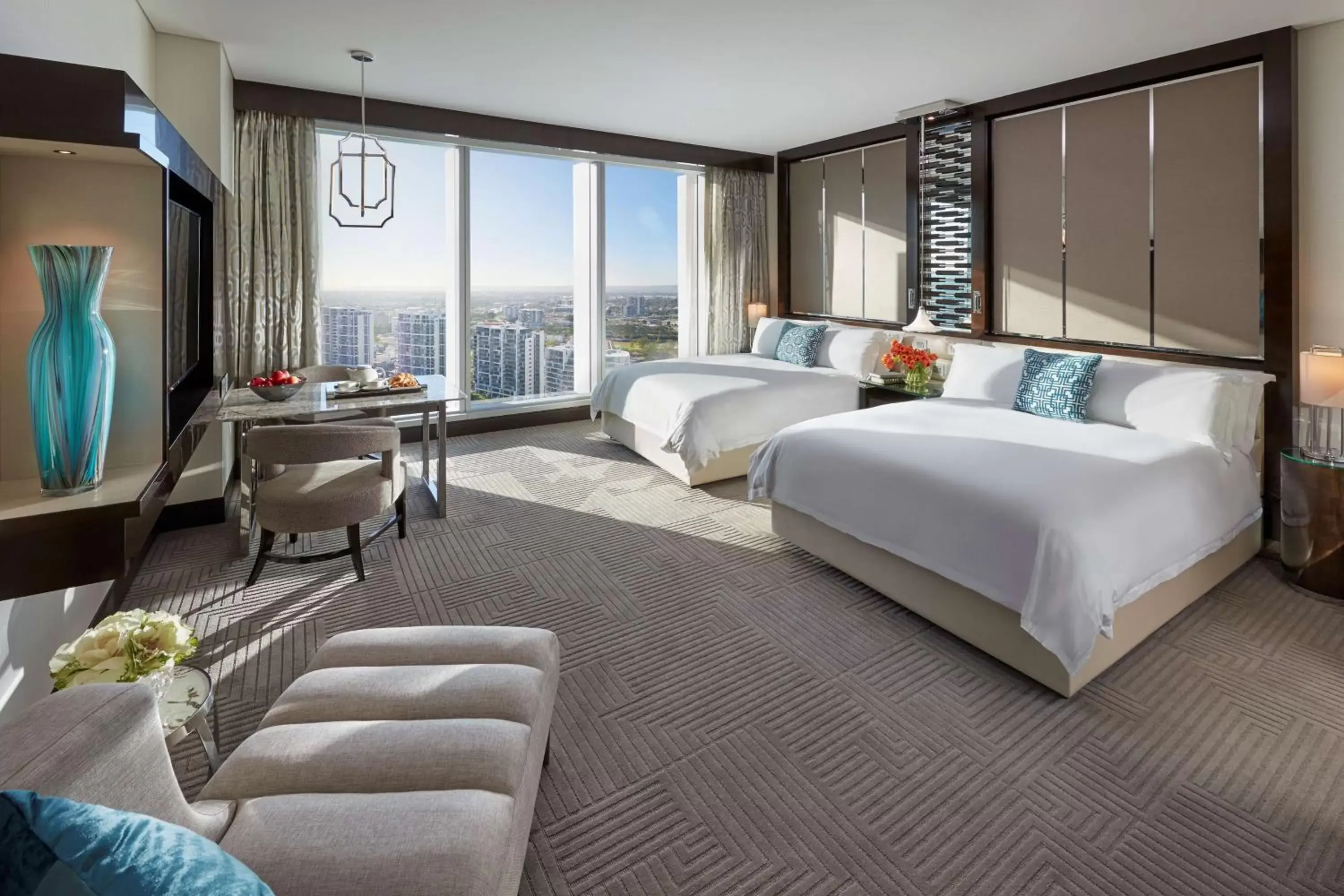 Bedroom in Crown Towers Perth