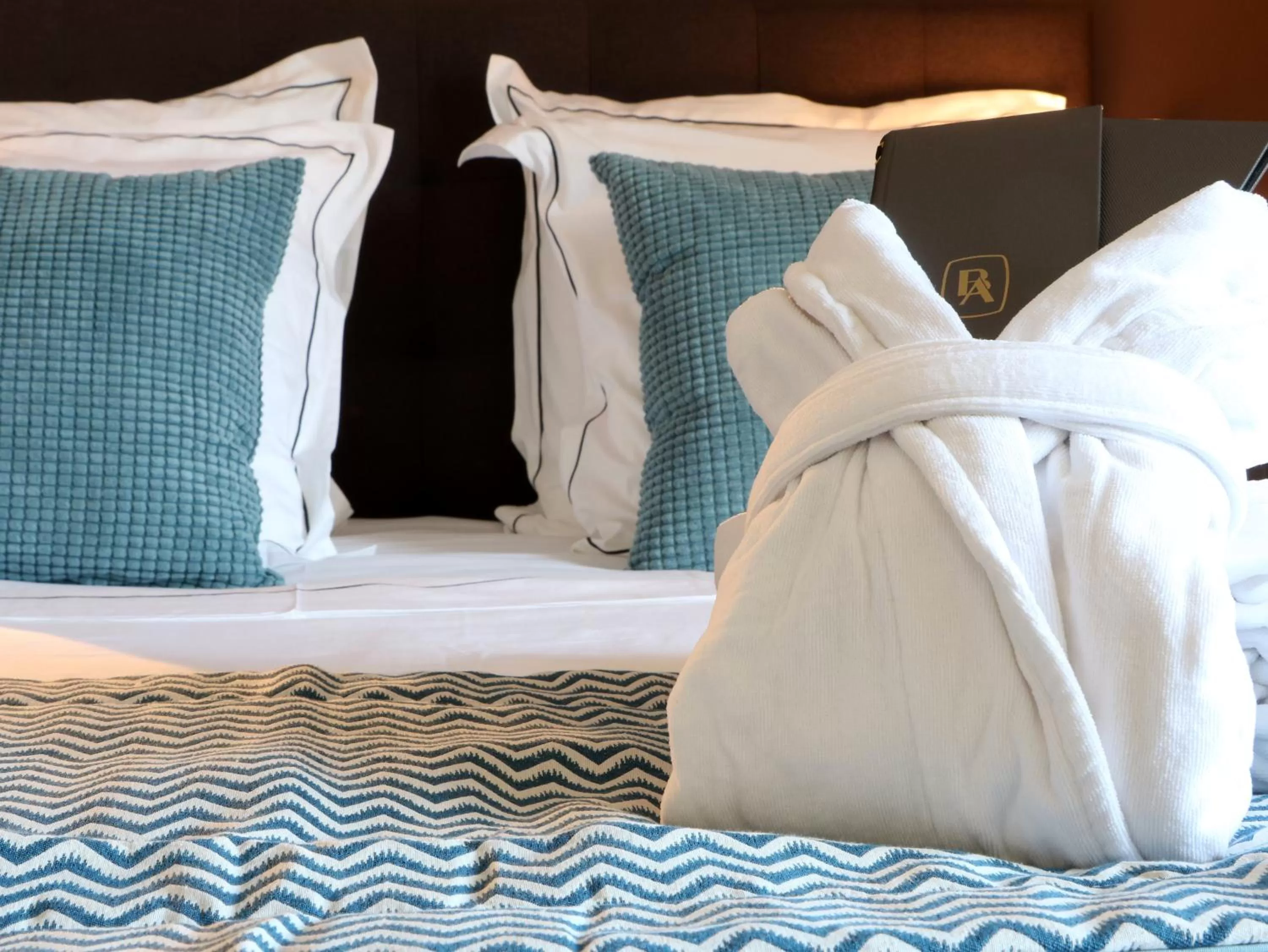 Bed in Hôtel-Restaurant Bel Ami