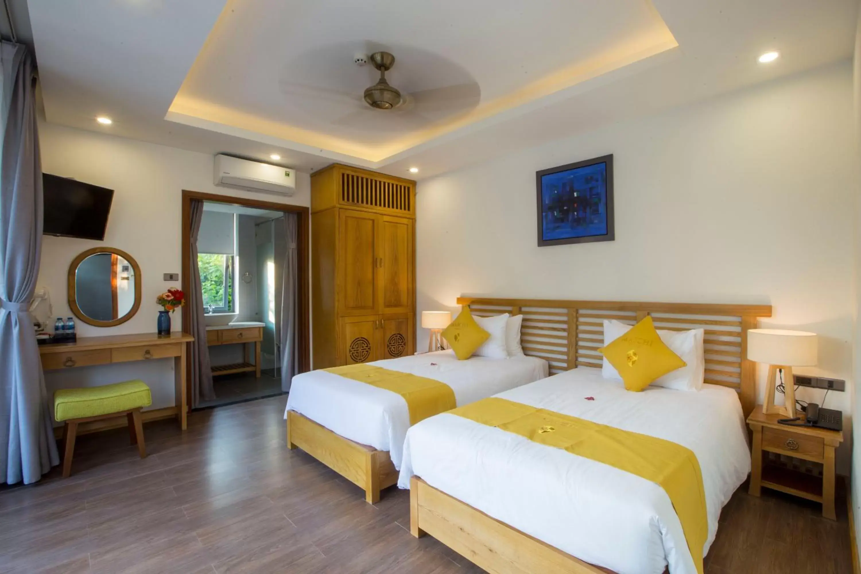 Bed in MaiChi Villa Hoi An Bed in MaiChi Villa Hoi An