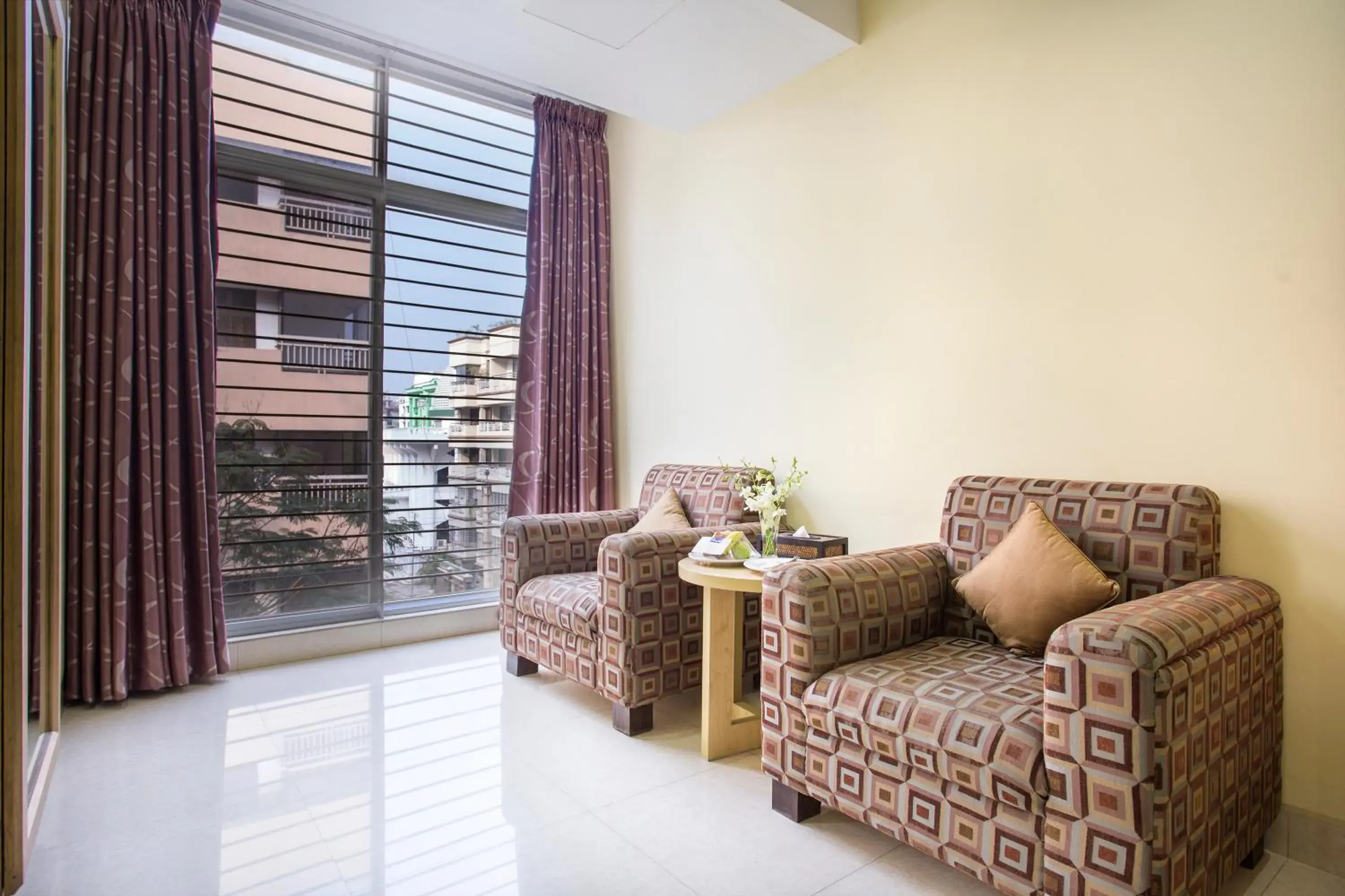 Balcony/Terrace, Seating Area in Ascott The Residence Dhaka