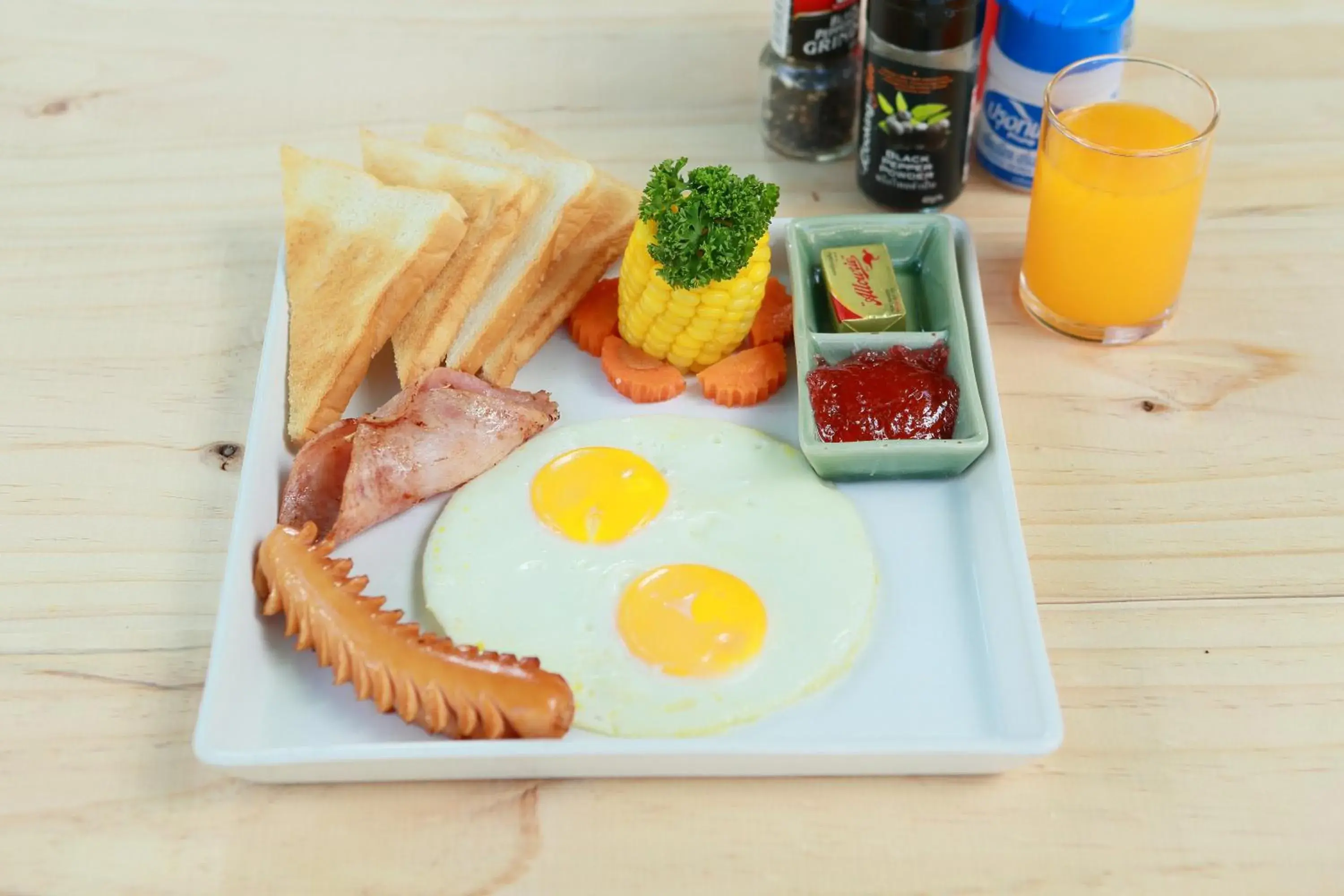 Food close-up, Breakfast in The Odyssey Chiang Mai