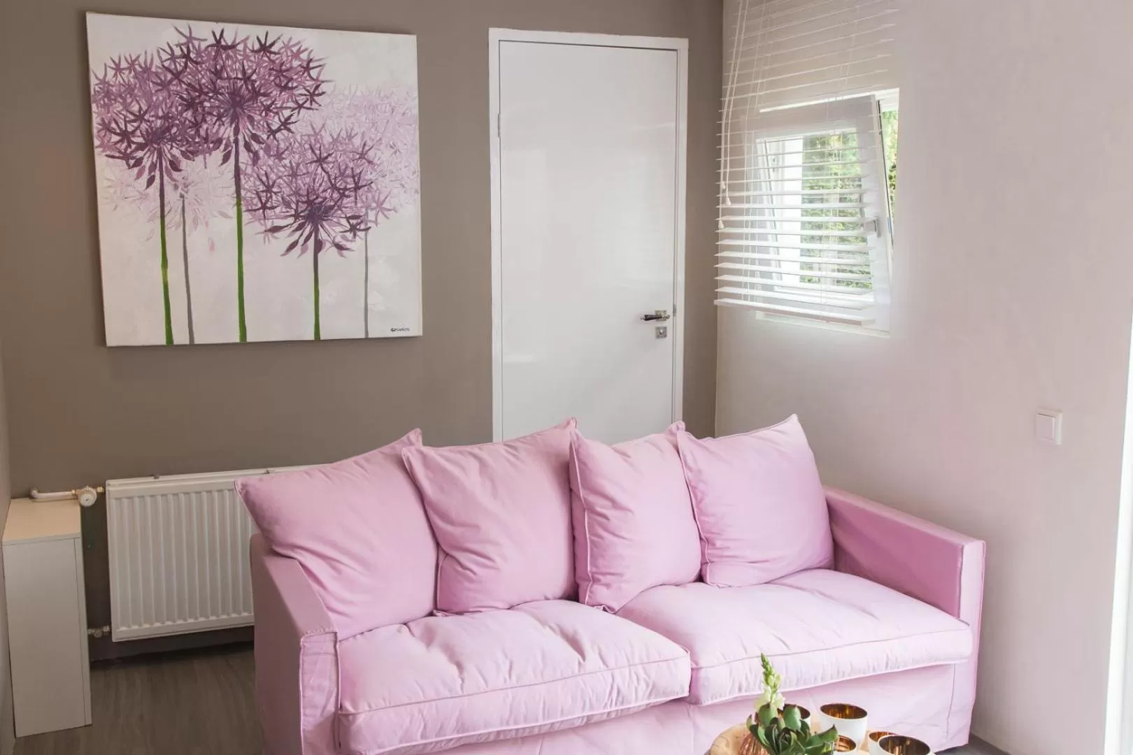 Seating area in B&B Bike Studio Amsterdam