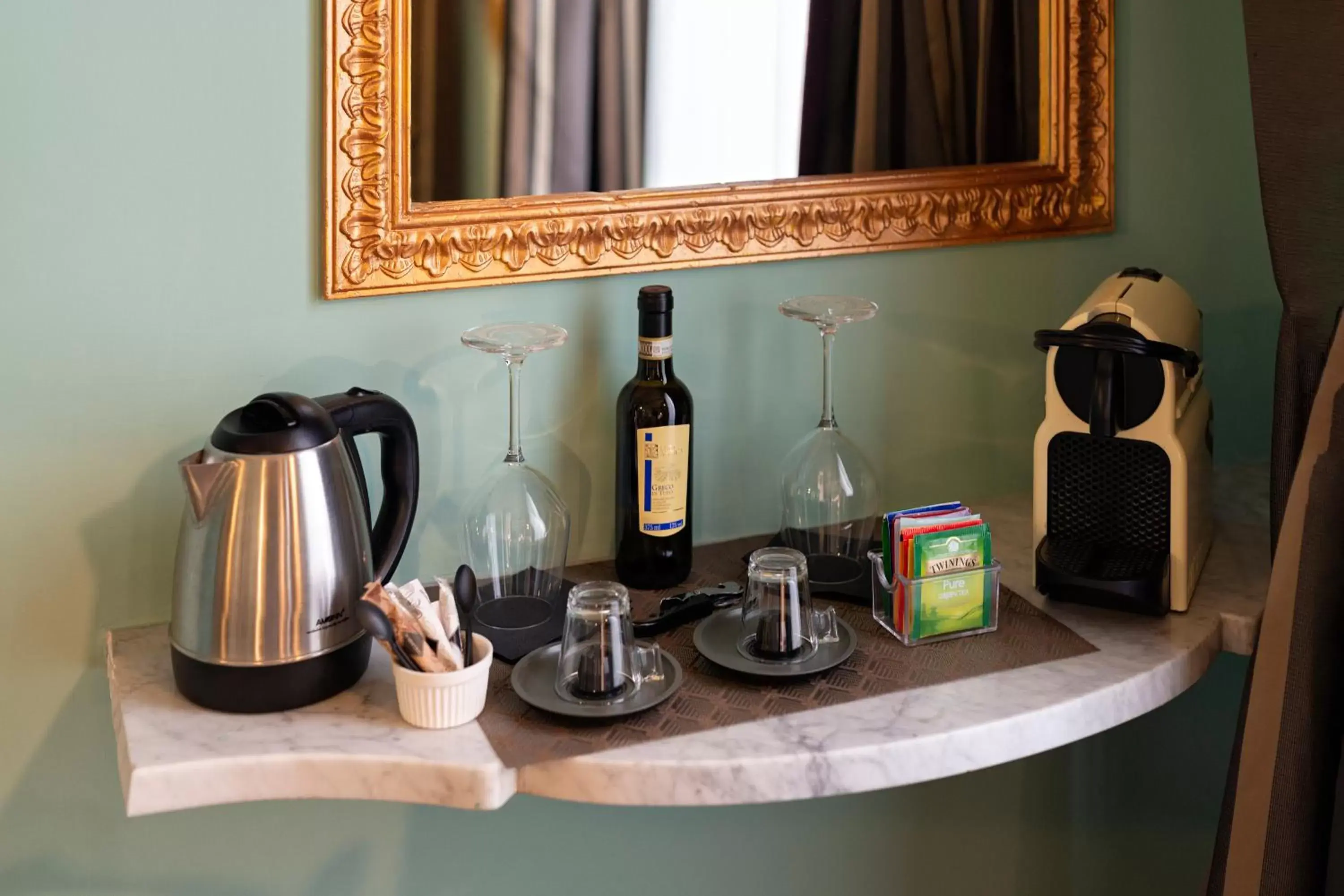 Coffee/tea facilities in Le Suite del Barone
