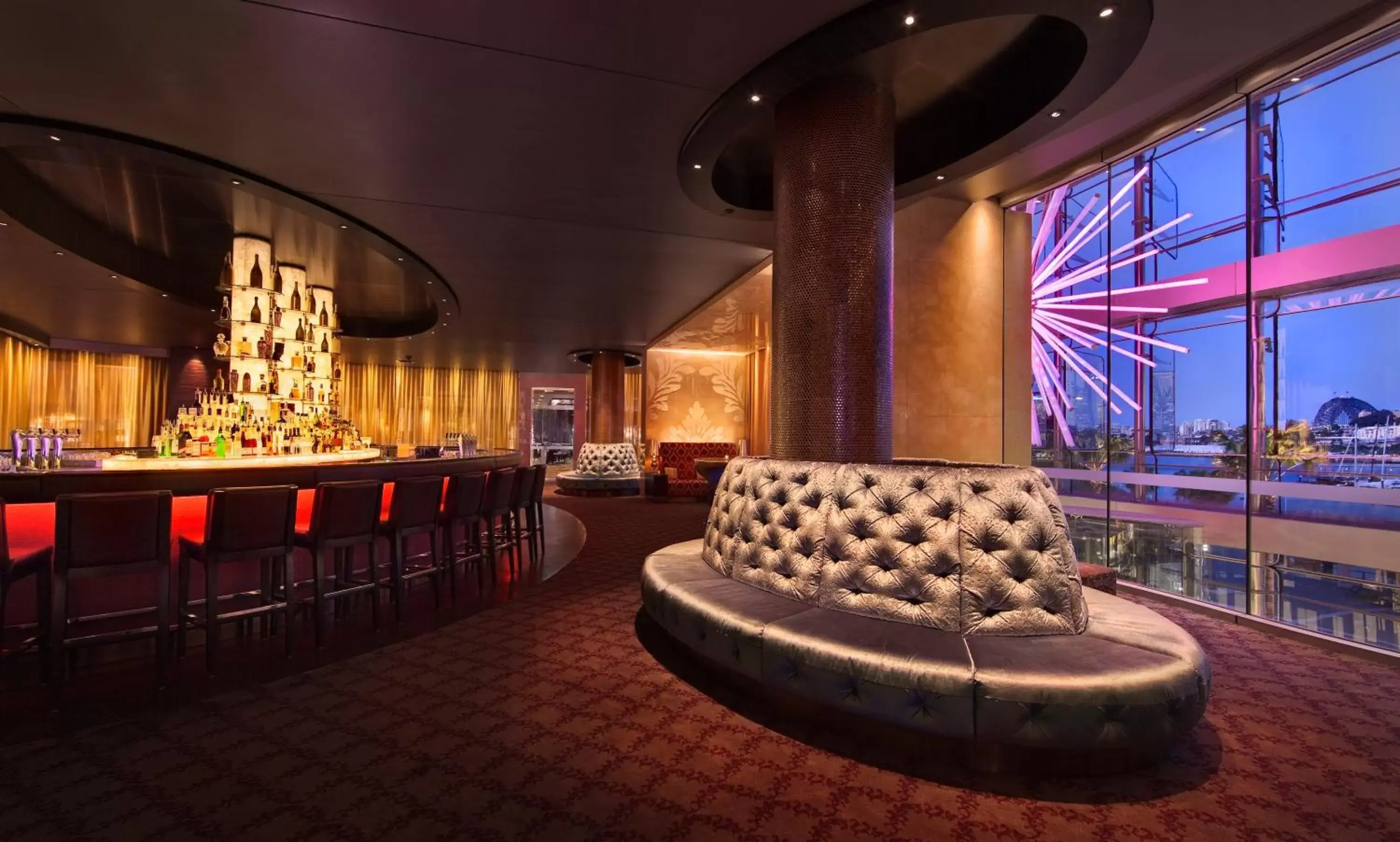 Lounge or bar, Lobby/Reception in The Star Grand Hotel and Residences Sydney
