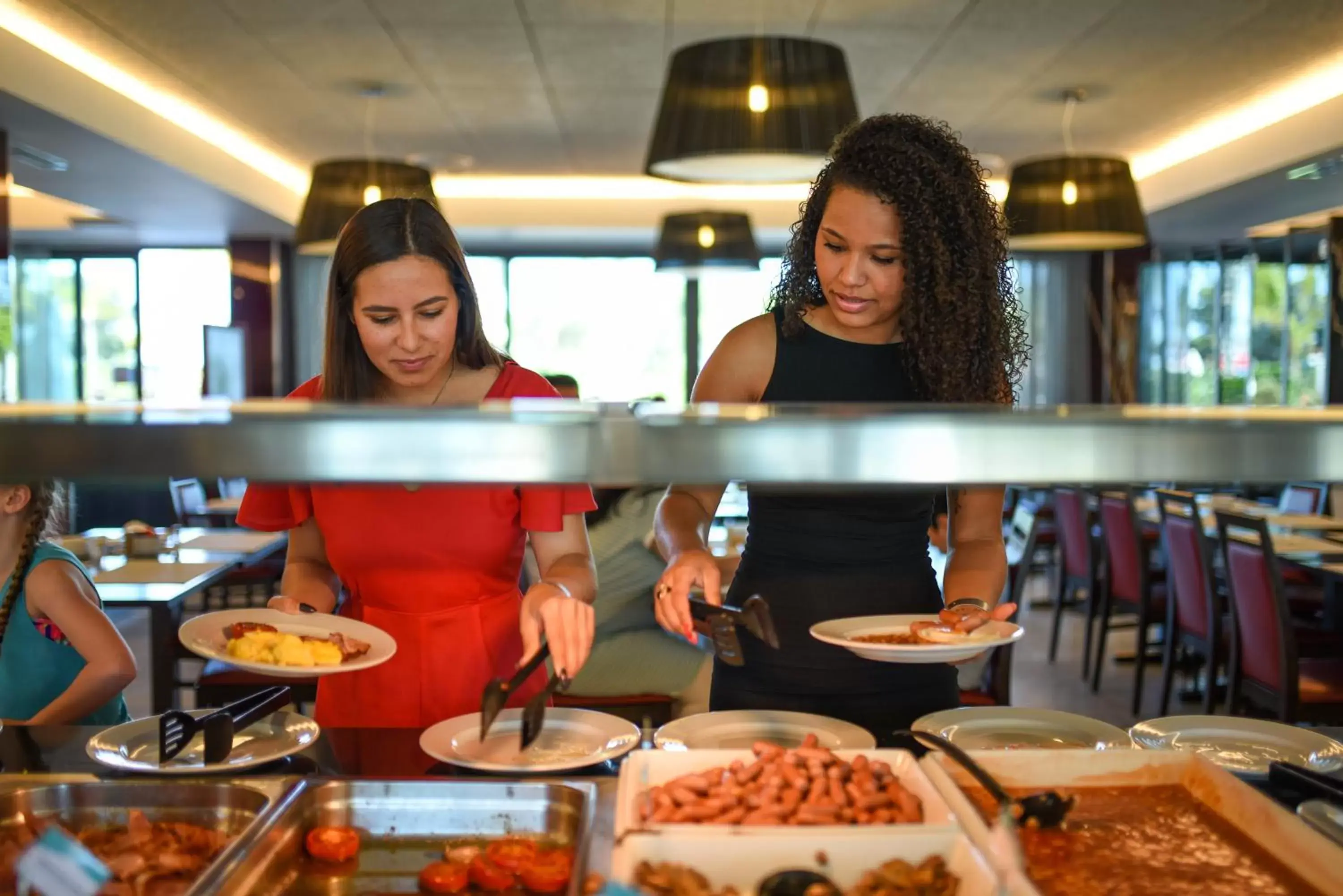 Buffet breakfast in Aquashow Park Hotel