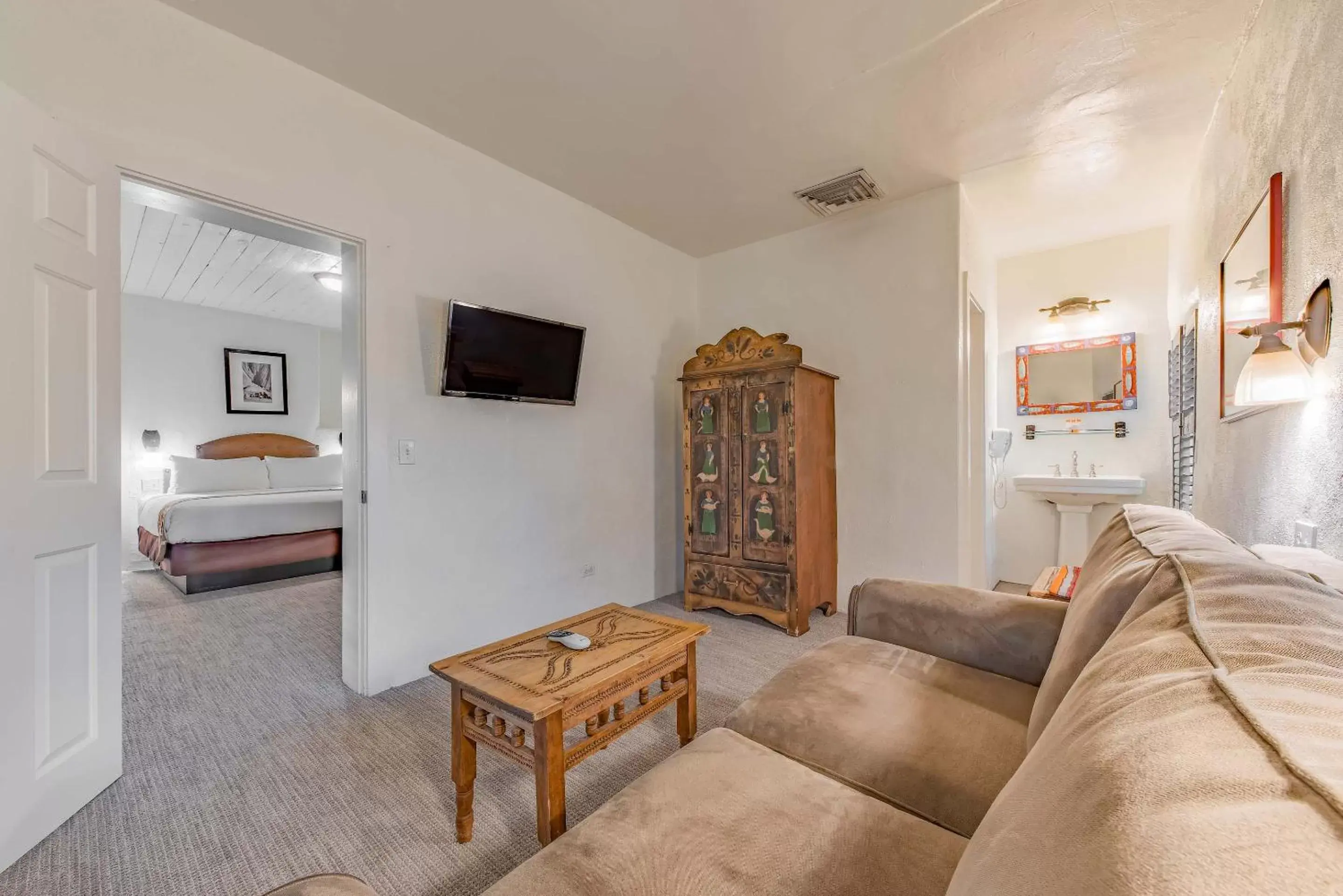 Seating Area in The Historic Taos Inn