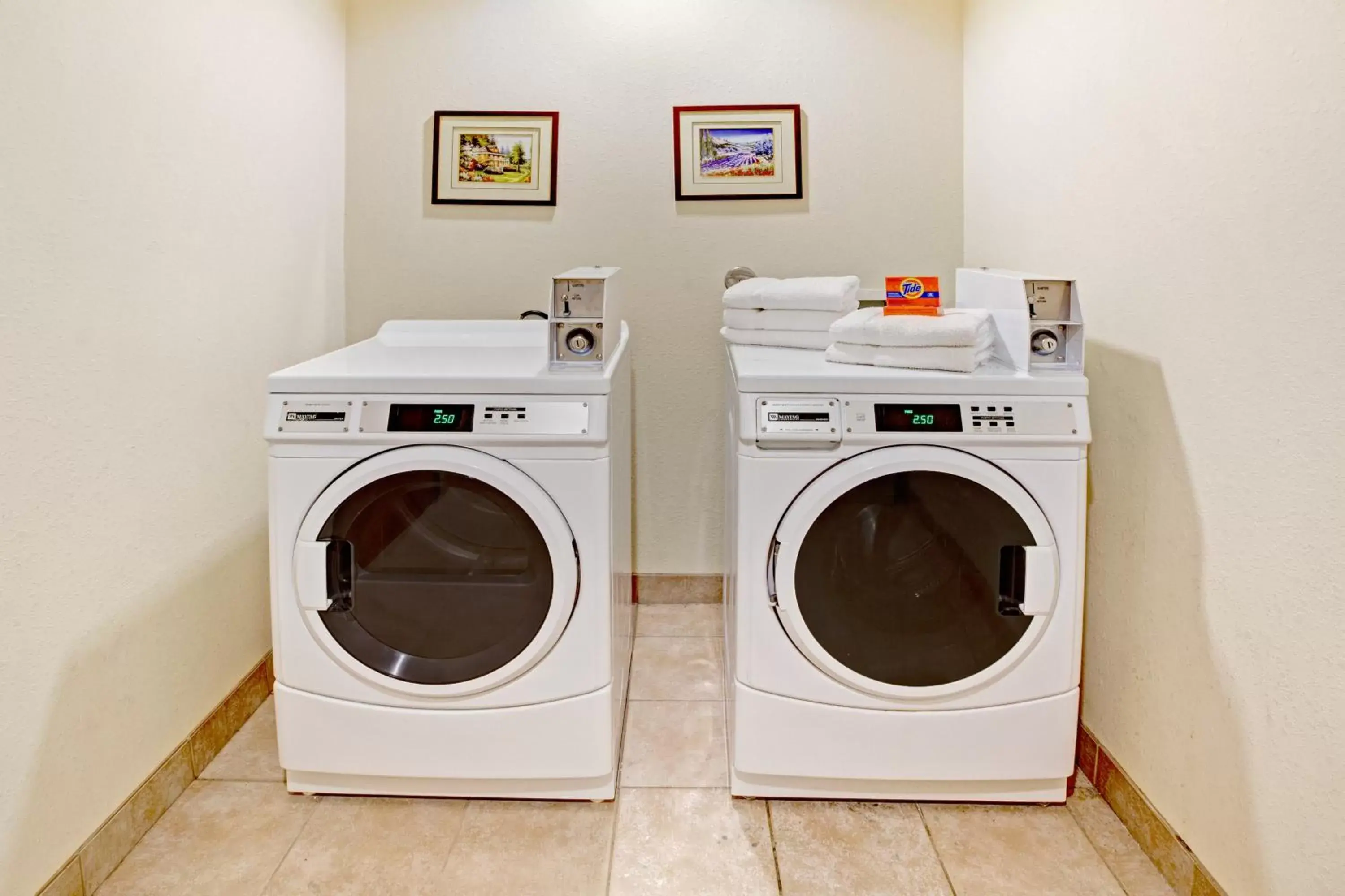 washing machine, Kitchen/Kitchenette in Scottish Inns and Suites - La Porte