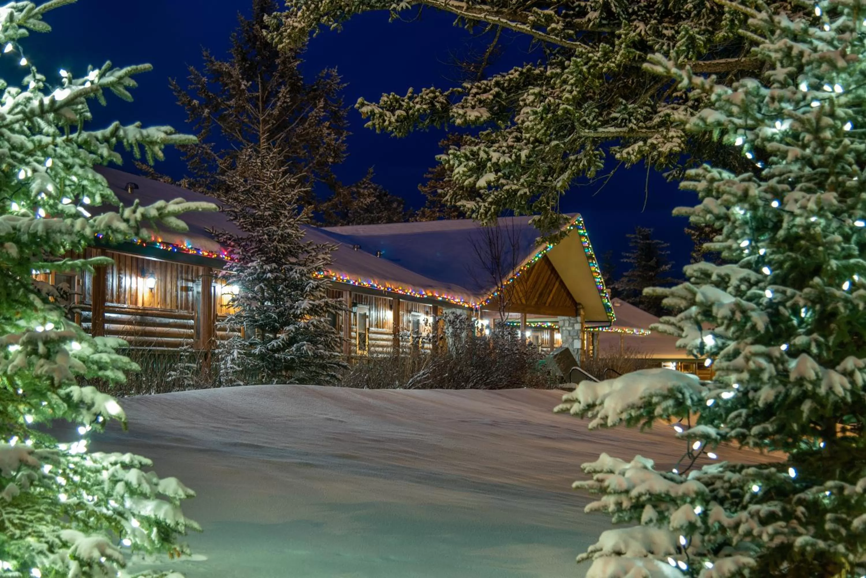 Property building in Fairmont Jasper Park Lodge