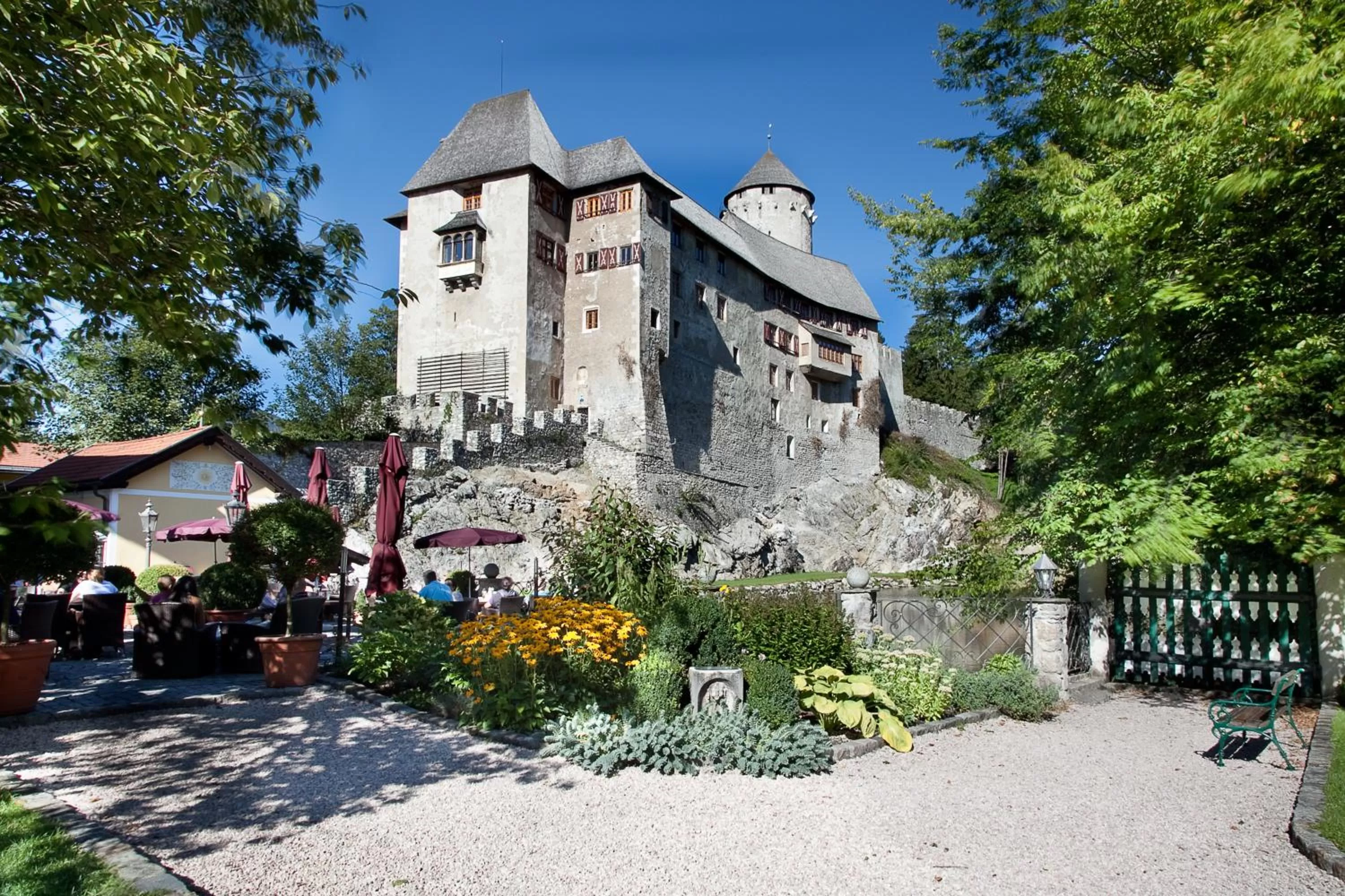 Facade/entrance in Schloss Matzen