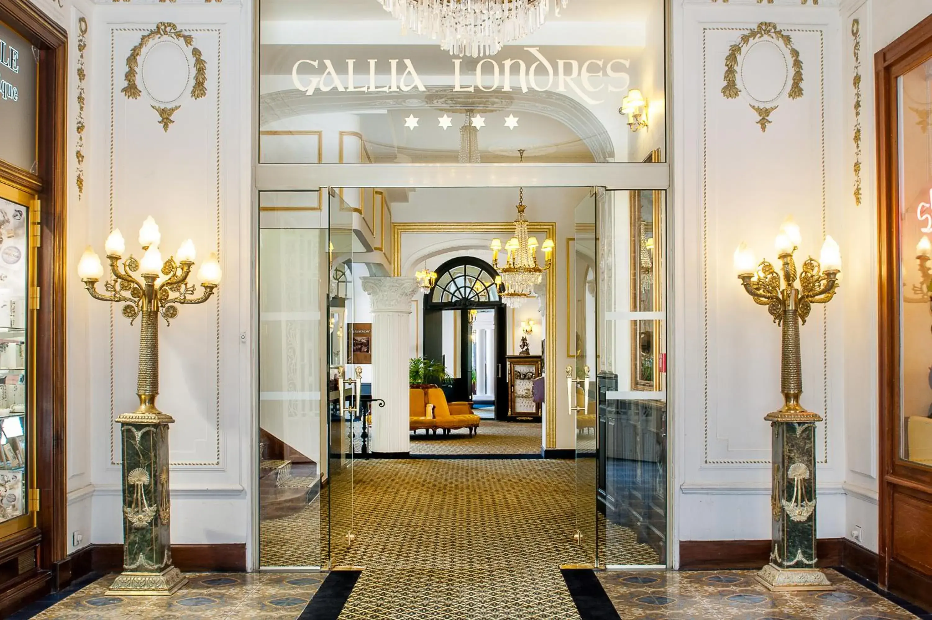 Lobby or reception in Grand Hotel Gallia & Londres