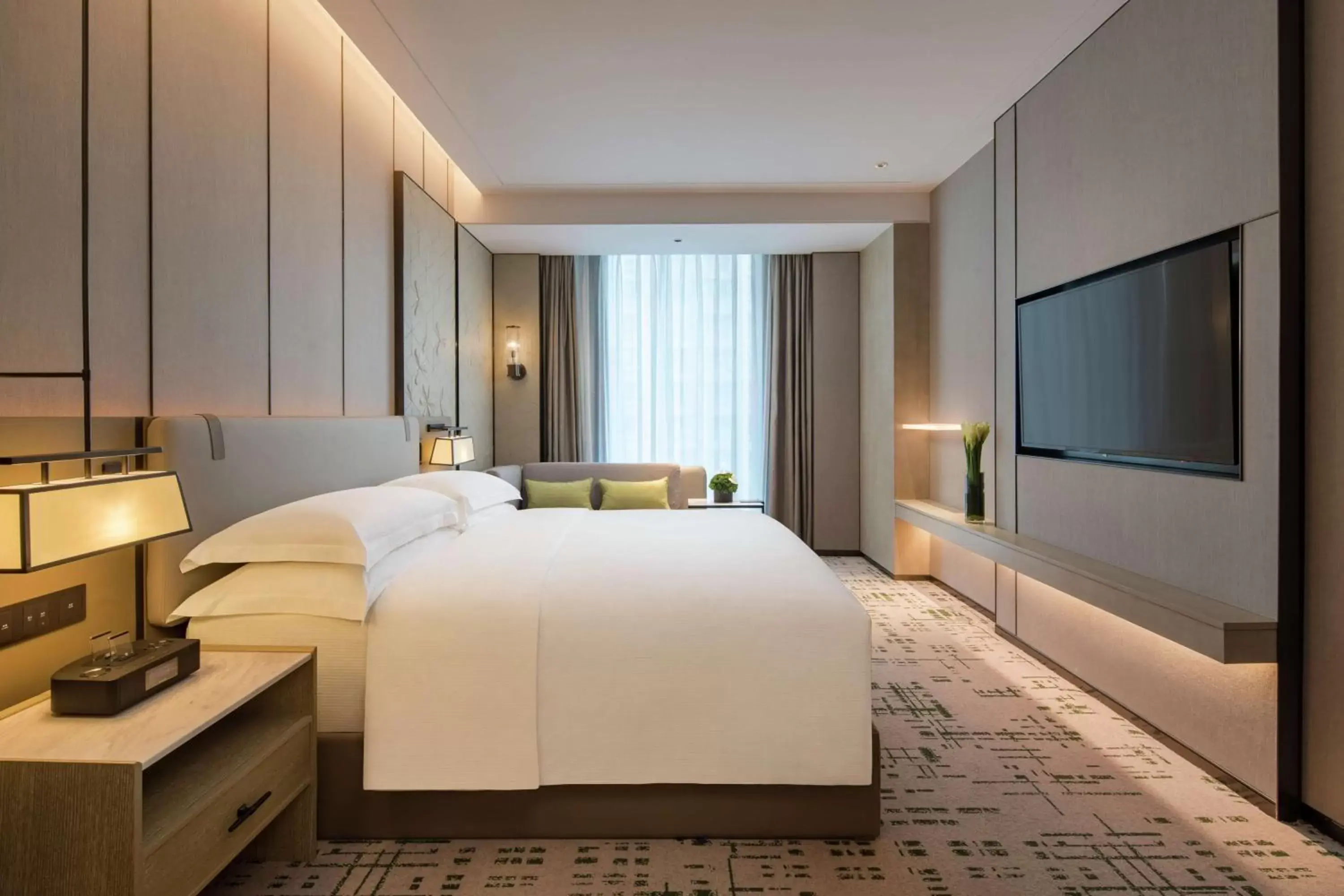 Bed in Hilton Chengdu Chenghua