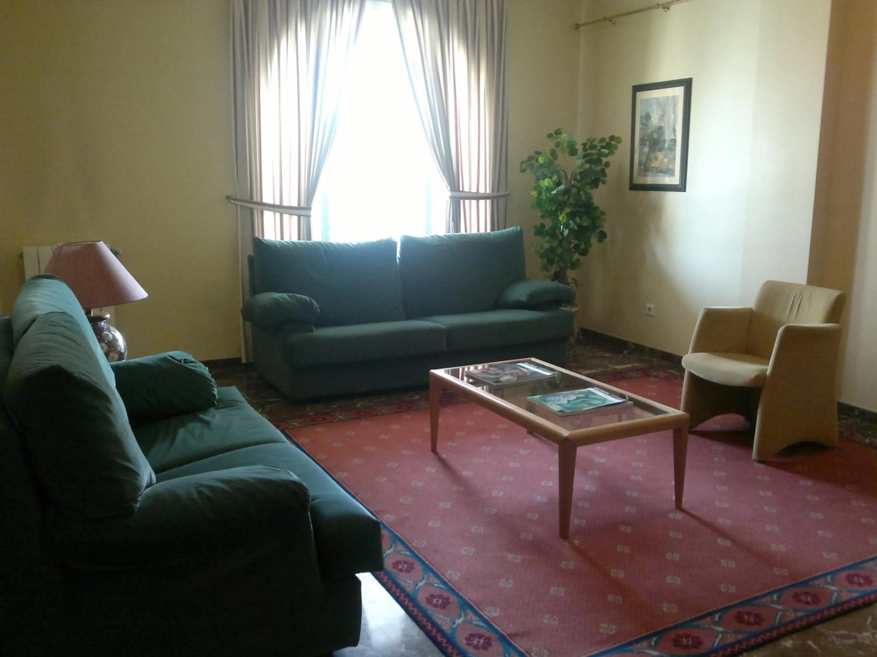 Living room in Hotel Bahía Bayona