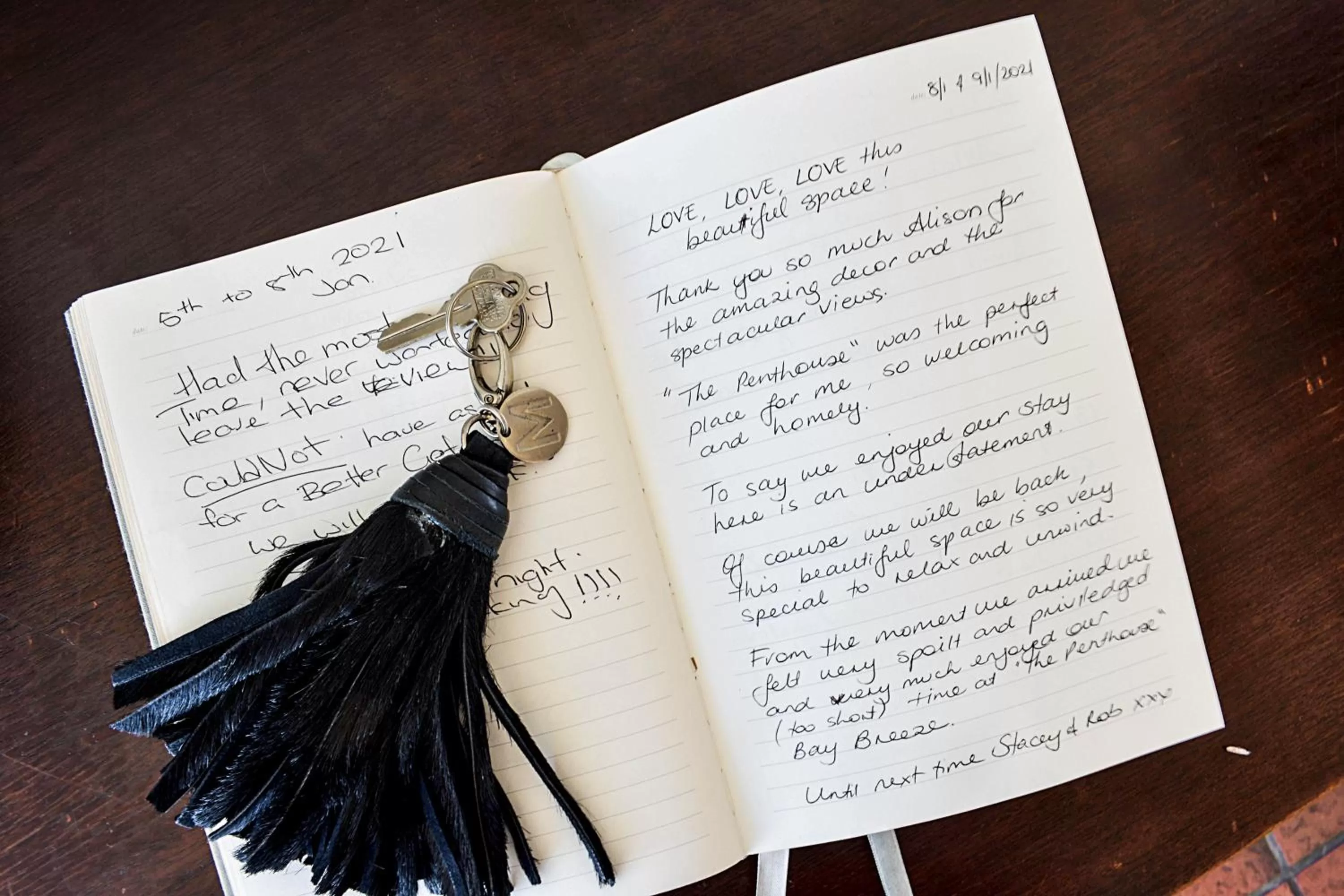 Decorative detail in Bay Breeze Boutique Accommodation