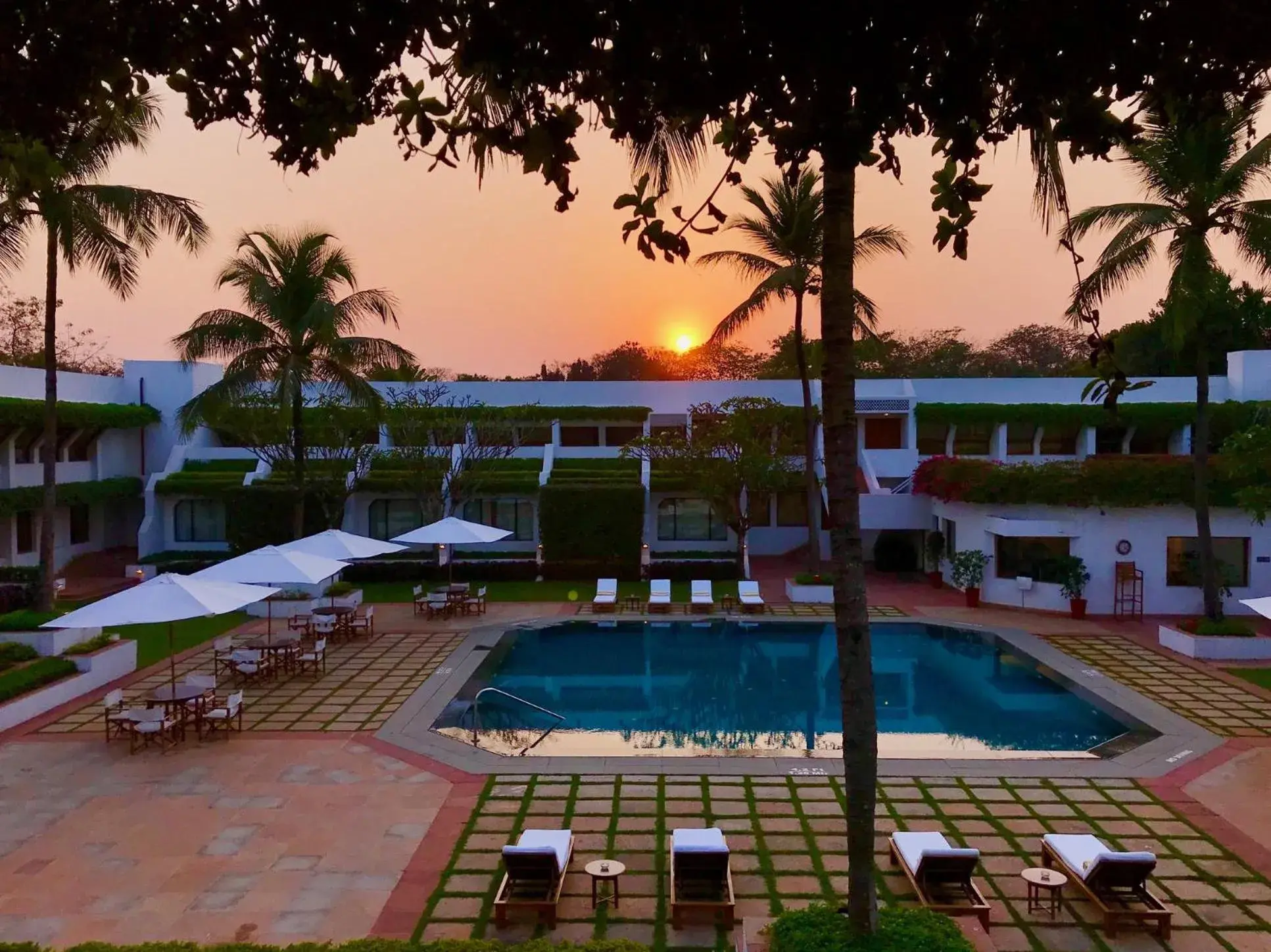Pool view in Trident Bhubaneswar Pool view in Trident Bhubaneswar