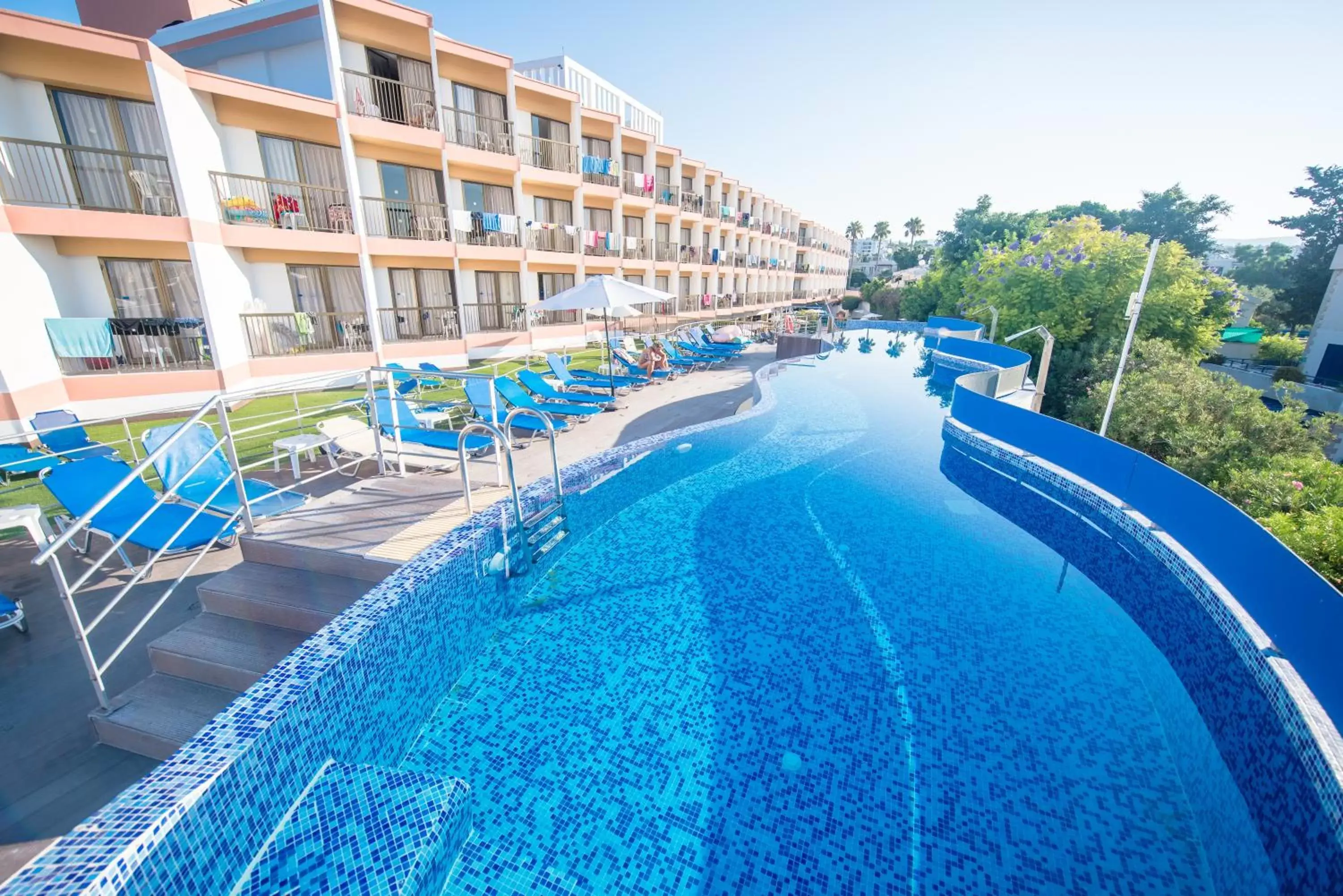 Swimming pool in Avlida Hotel
