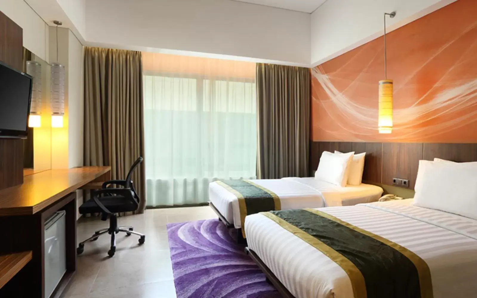 TV and multimedia, Bed in Holiday Inn Bandung Pasteur, an IHG Hotel