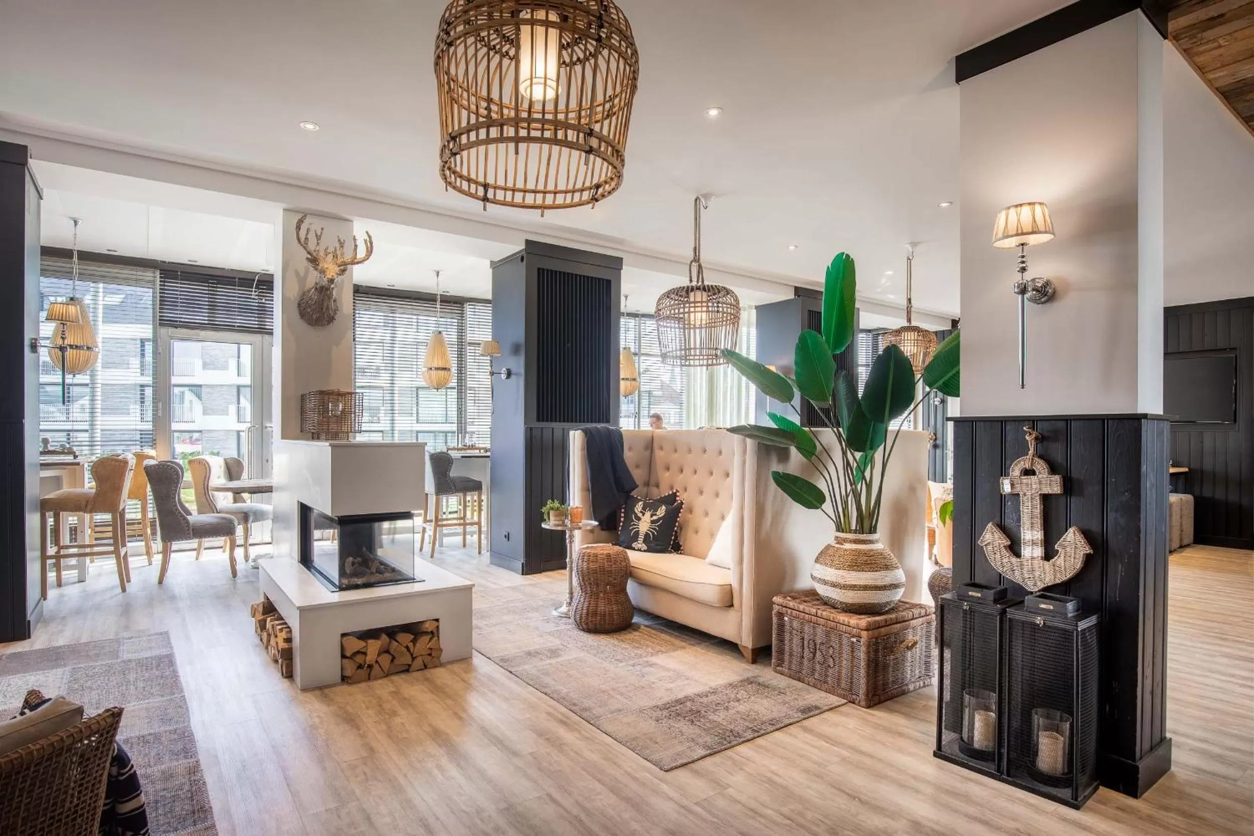 Living room in West Bay