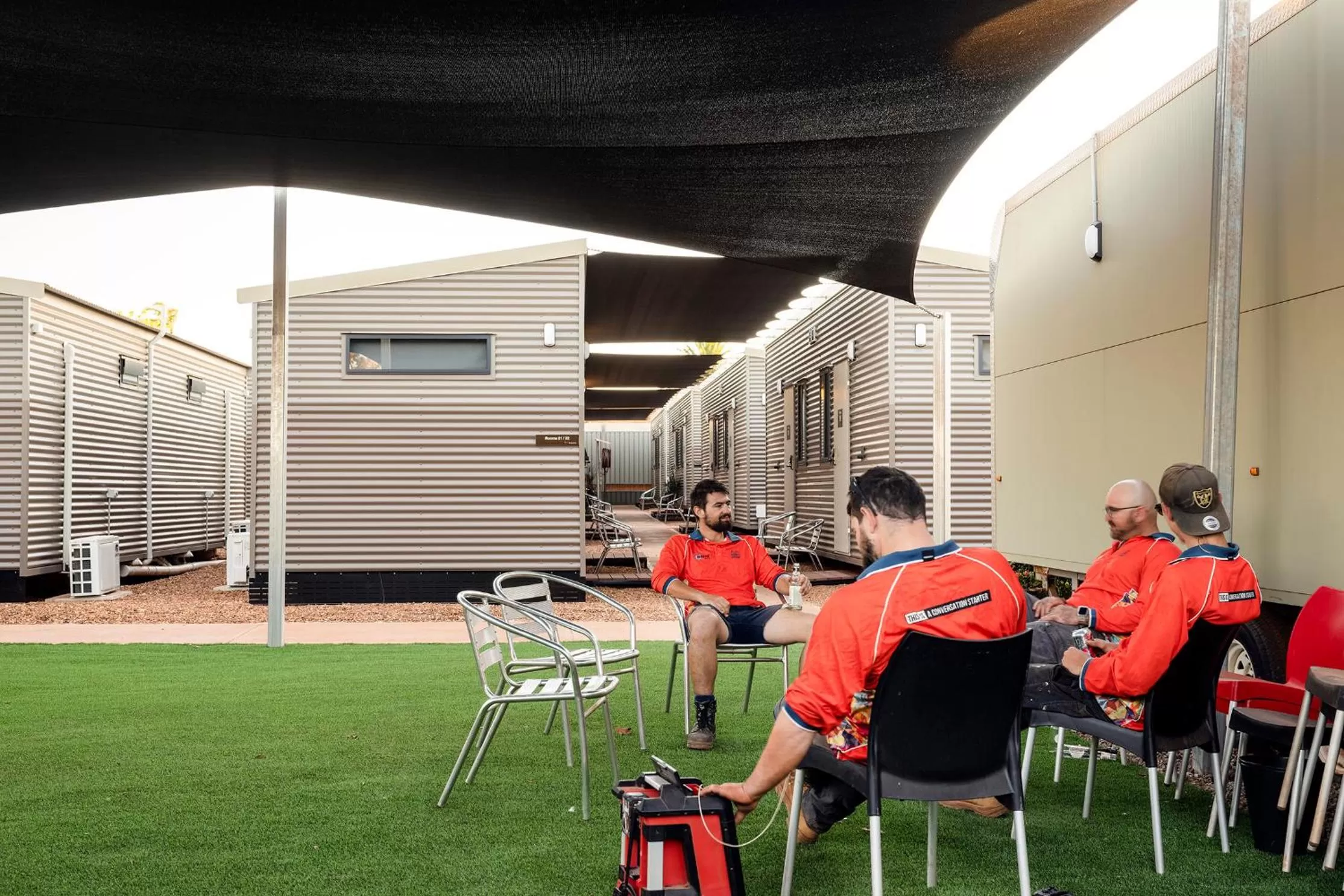 Patio in Red Sands Accommodation Newman