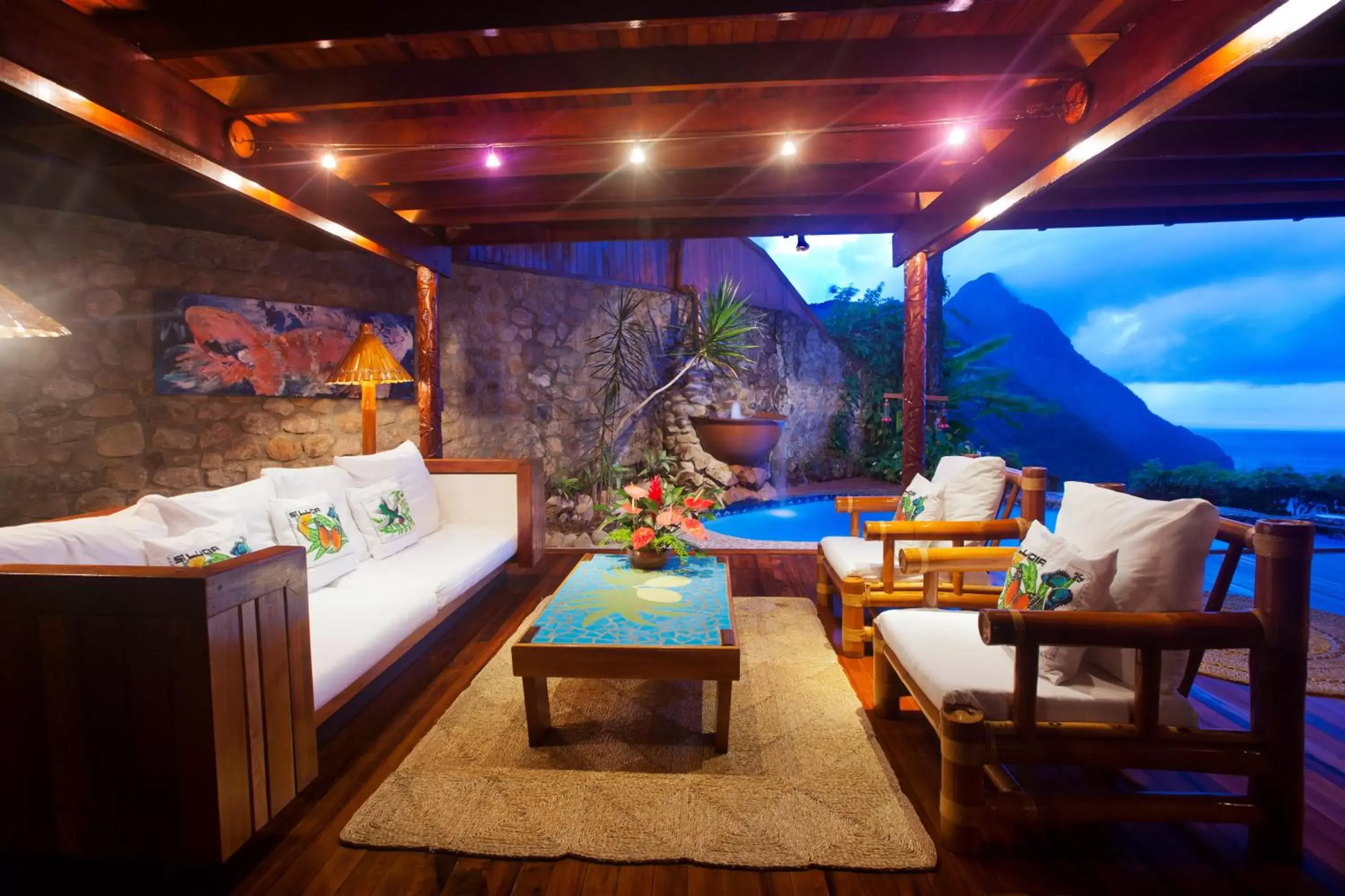 Living room in Ladera Resort