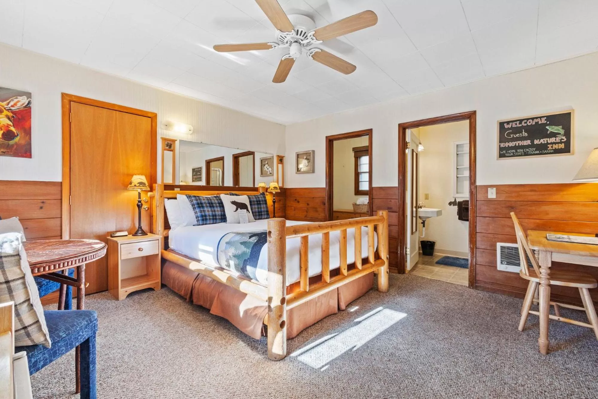 Bed in Mother Nature's Inn