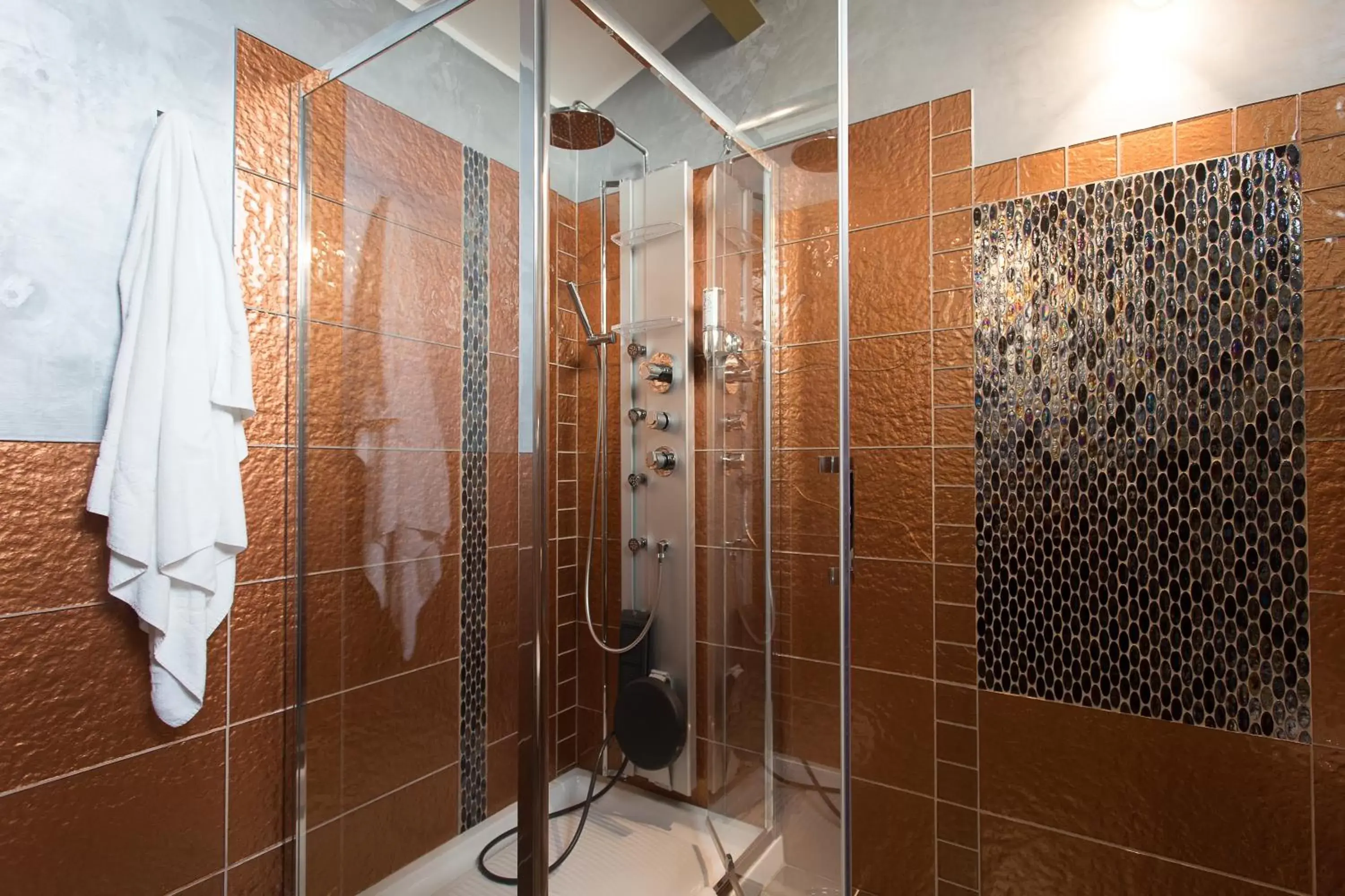 Shower, Bathroom in BB SAVOIA Affittacamere