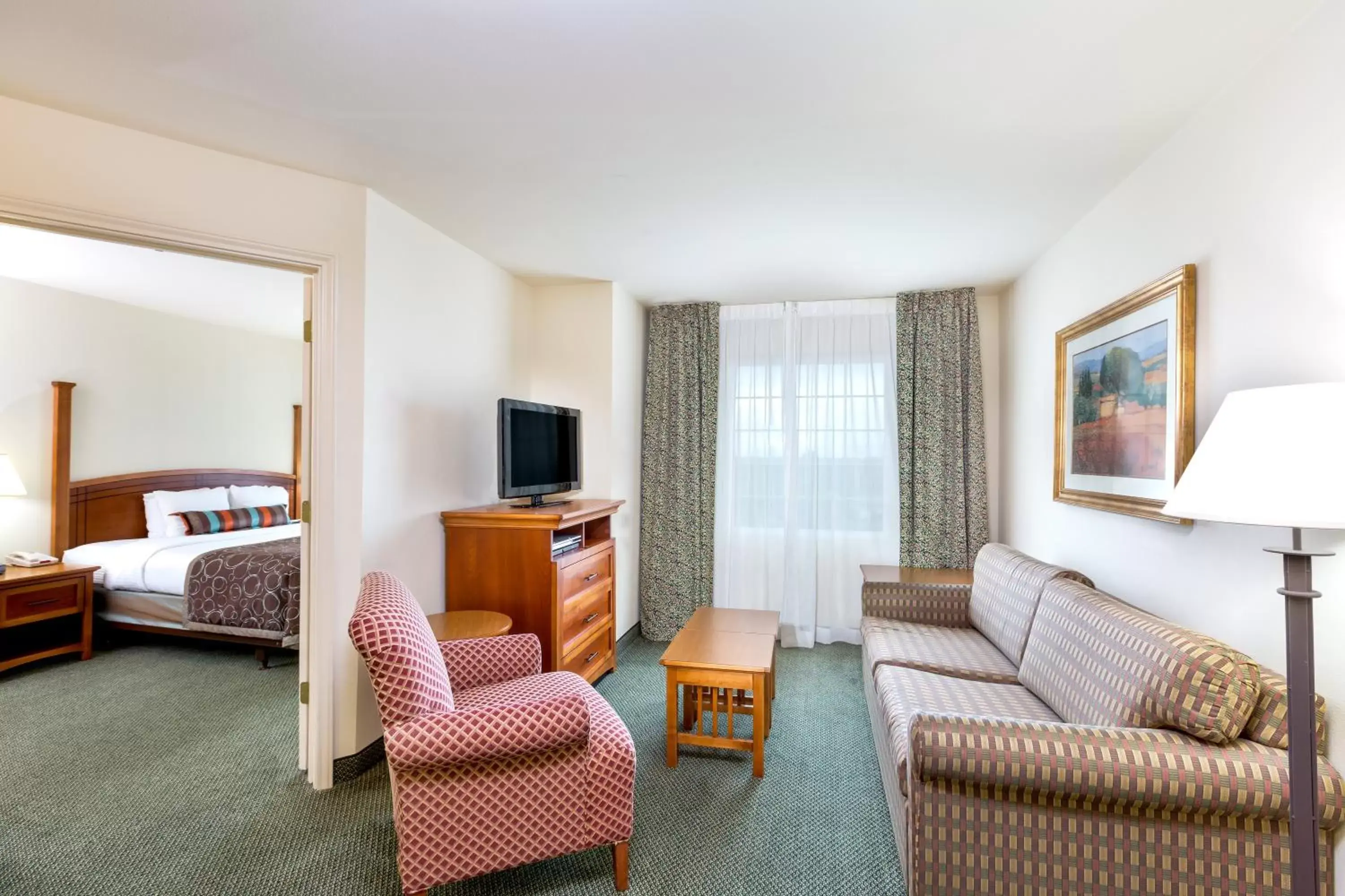 Bedroom, Seating Area in Staybridge Suites - Brownsville, an IHG Hotel